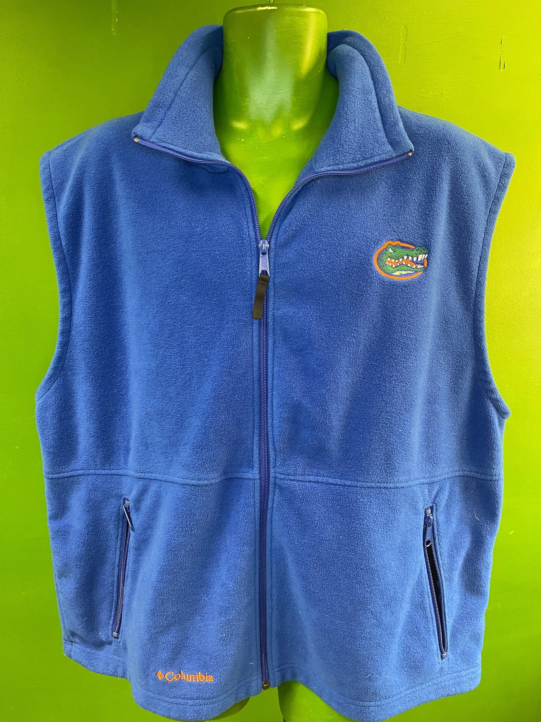 NCAA Florida Gators Full-Zip Fleece Gilet Vest Men's X-Large