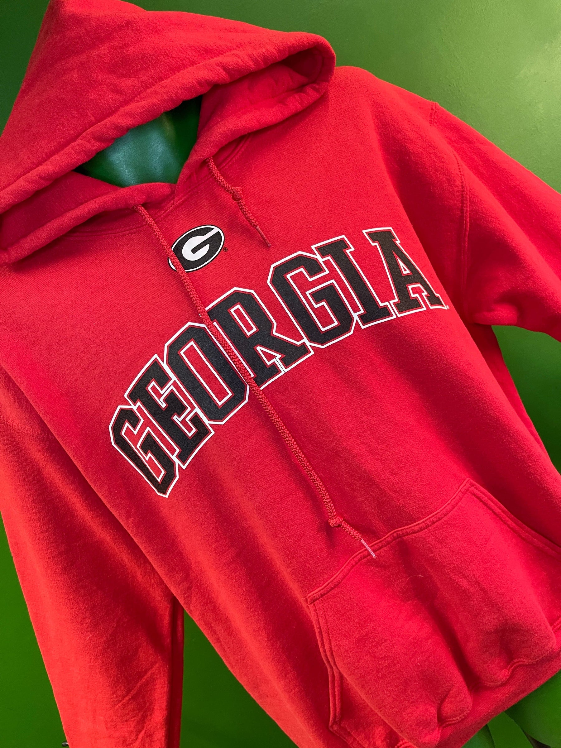 NCAA Georgia Bulldogs Red Pullover Hoodie Men's Medium