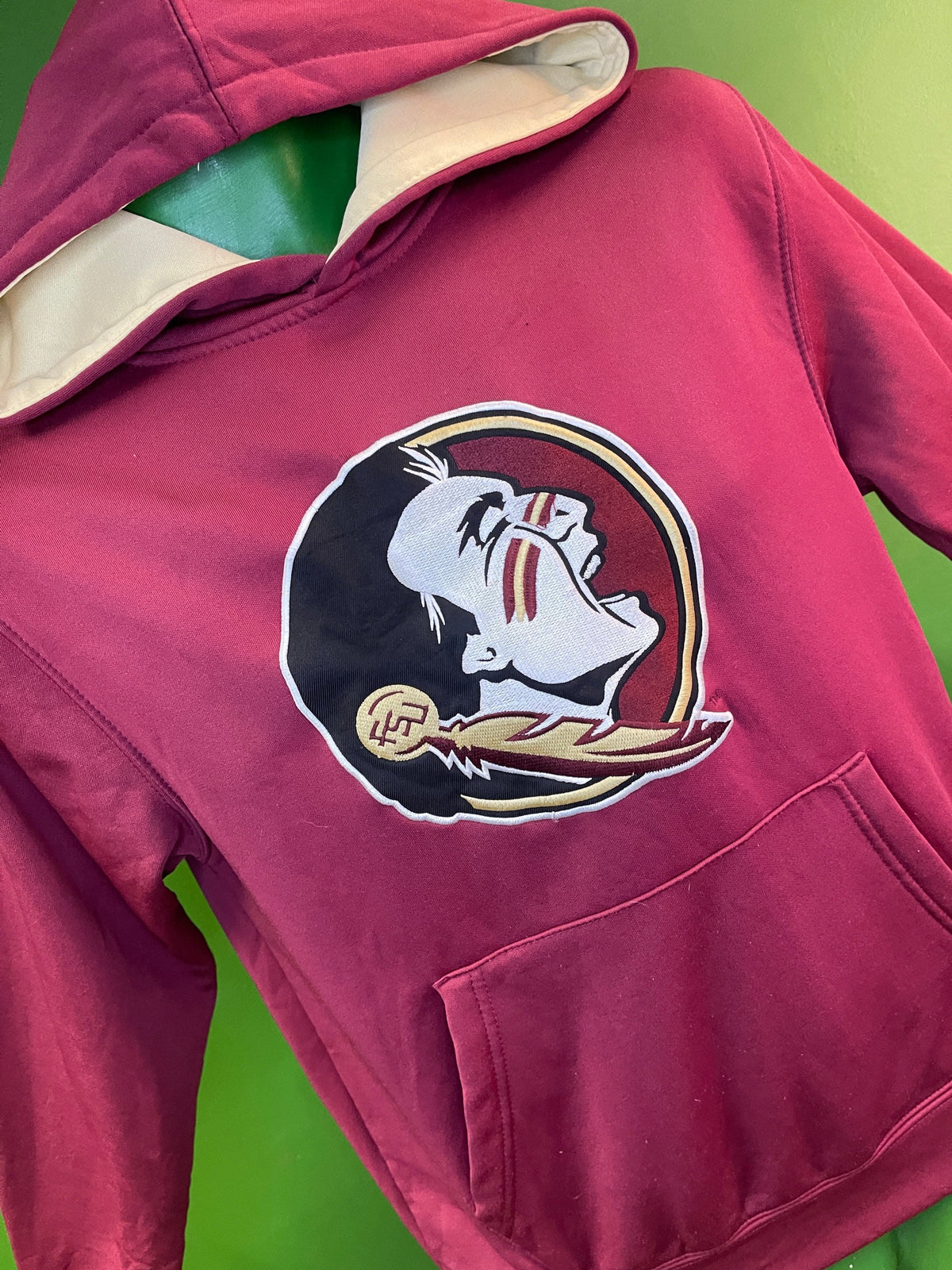 NCAA Florida State Seminoles Colosseum Stitched Pullover Hoodie Youth Small 8-10