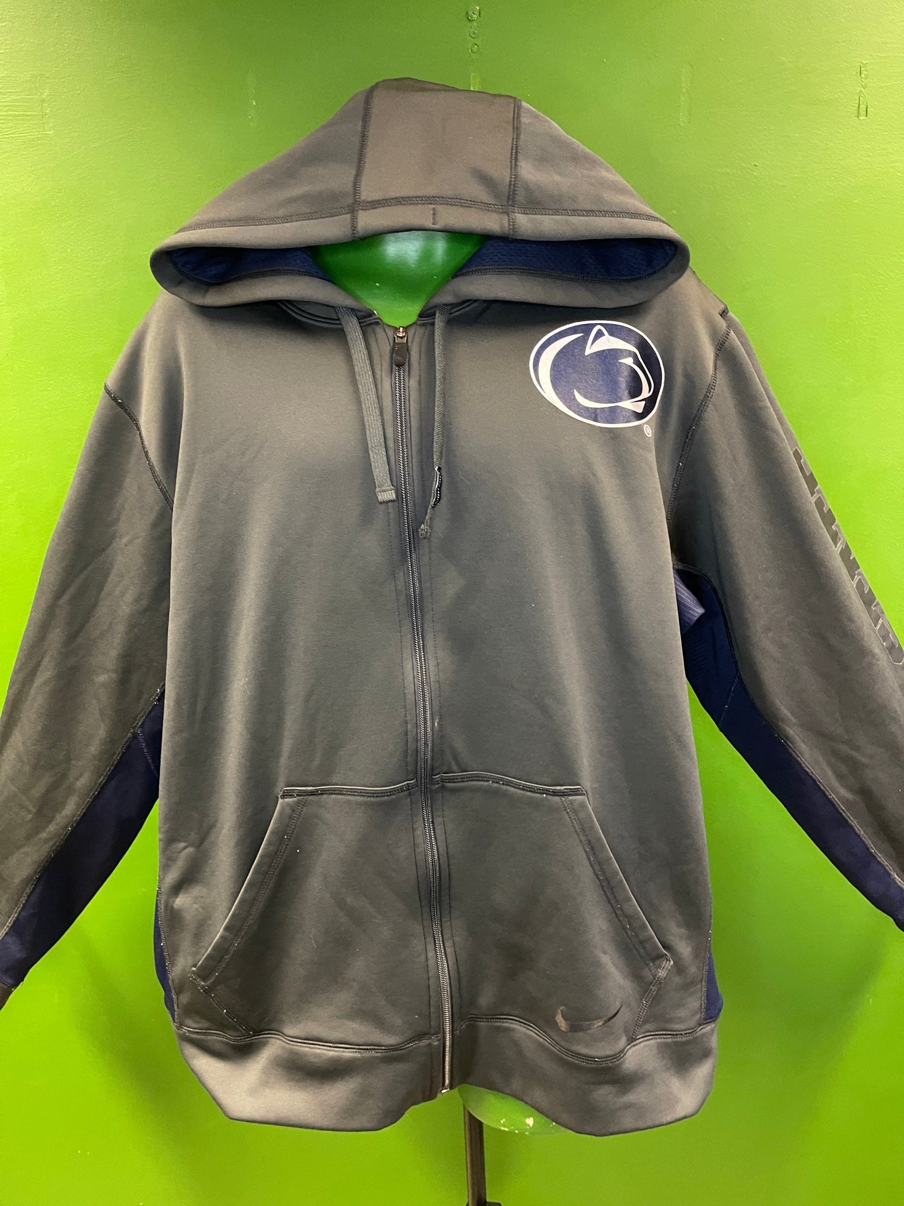 NCAA Penn State Nittany Lions Therma Fit Full Zip Hoodie Jacket Men's Large