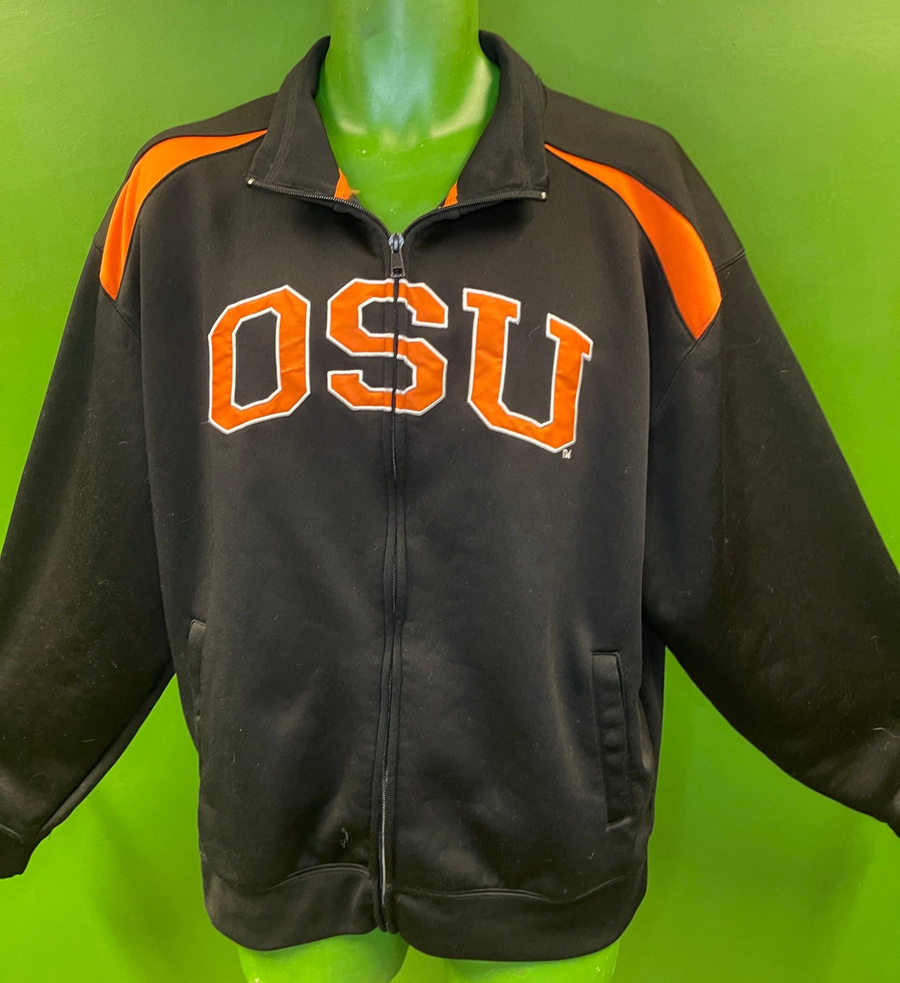 NCAA Oklahoma State Cowboys Stitched Full-Zip Hoodie Men's X-Large