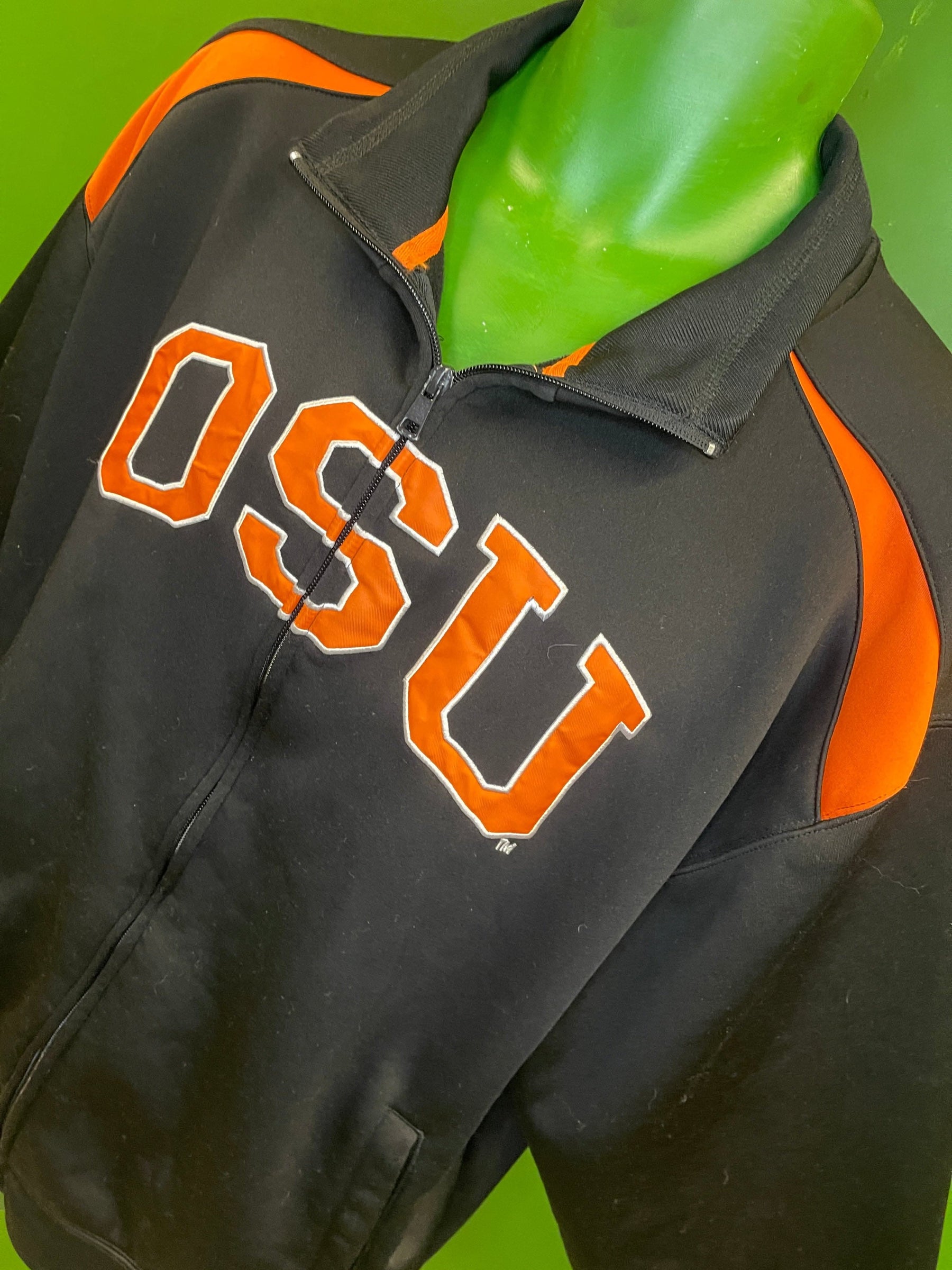 NCAA Oklahoma State Cowboys Stitched Full-Zip Hoodie Men's X-Large