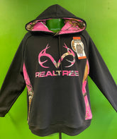 Realtree Camo Pink & Black Pullover Hoodie Women's Medium NWT