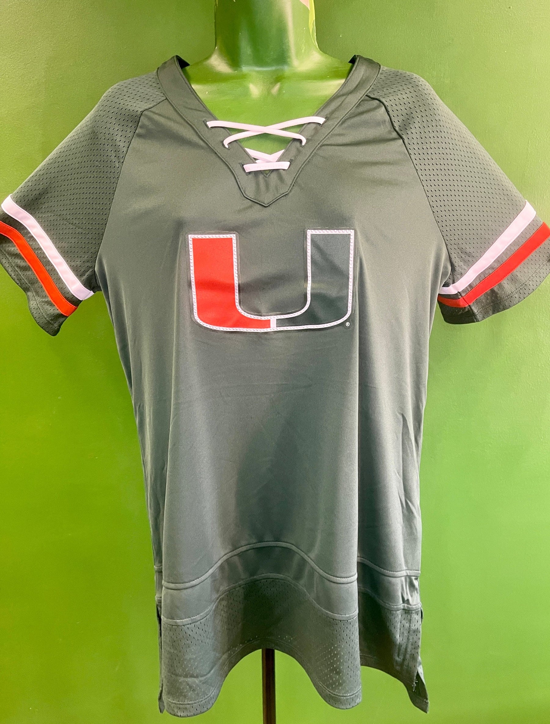 NCAA Miami Hurricanes Jersey Top Women's Large NWT