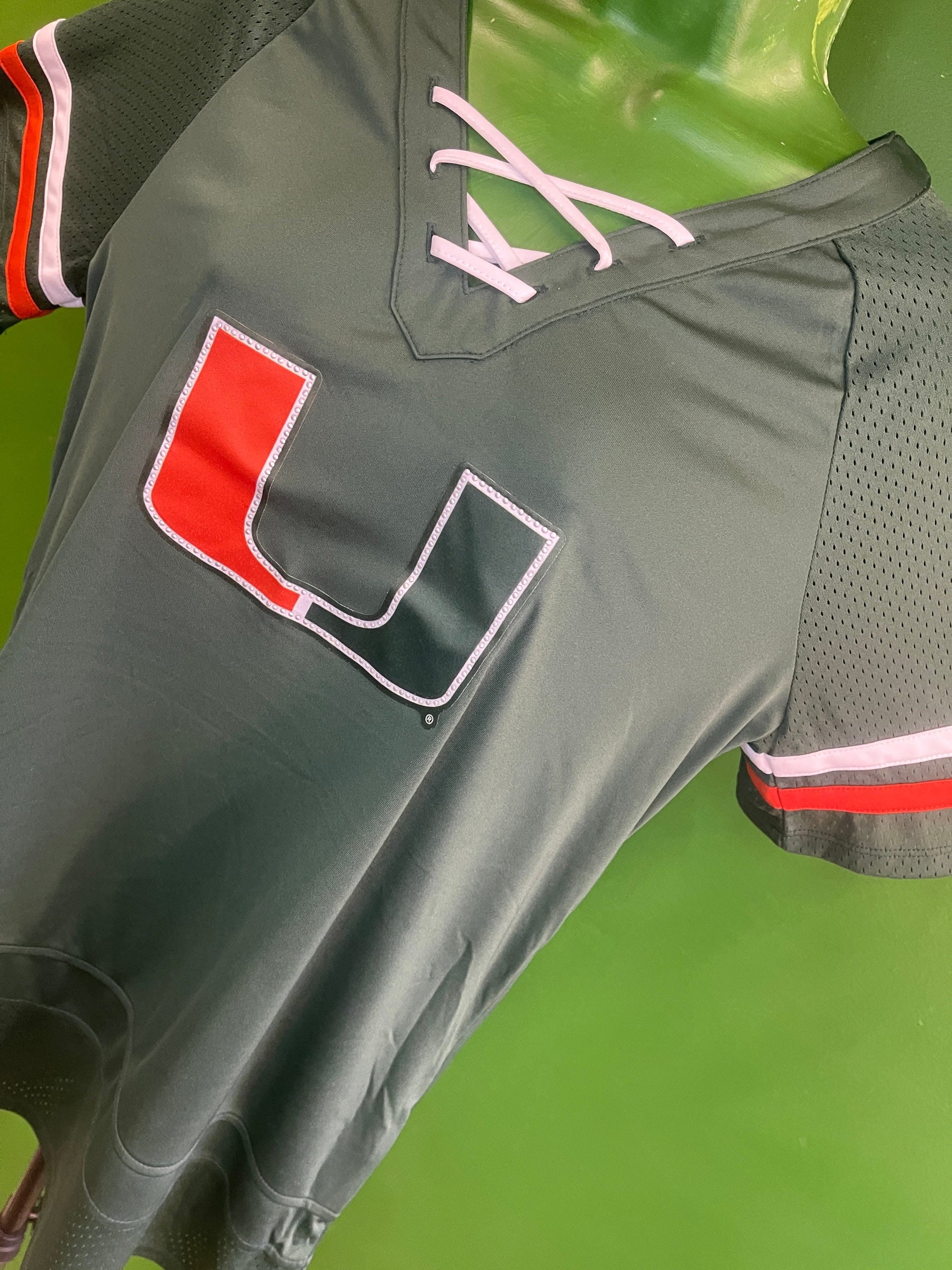 NCAA Miami Hurricanes Jersey Top Women's Large NWT