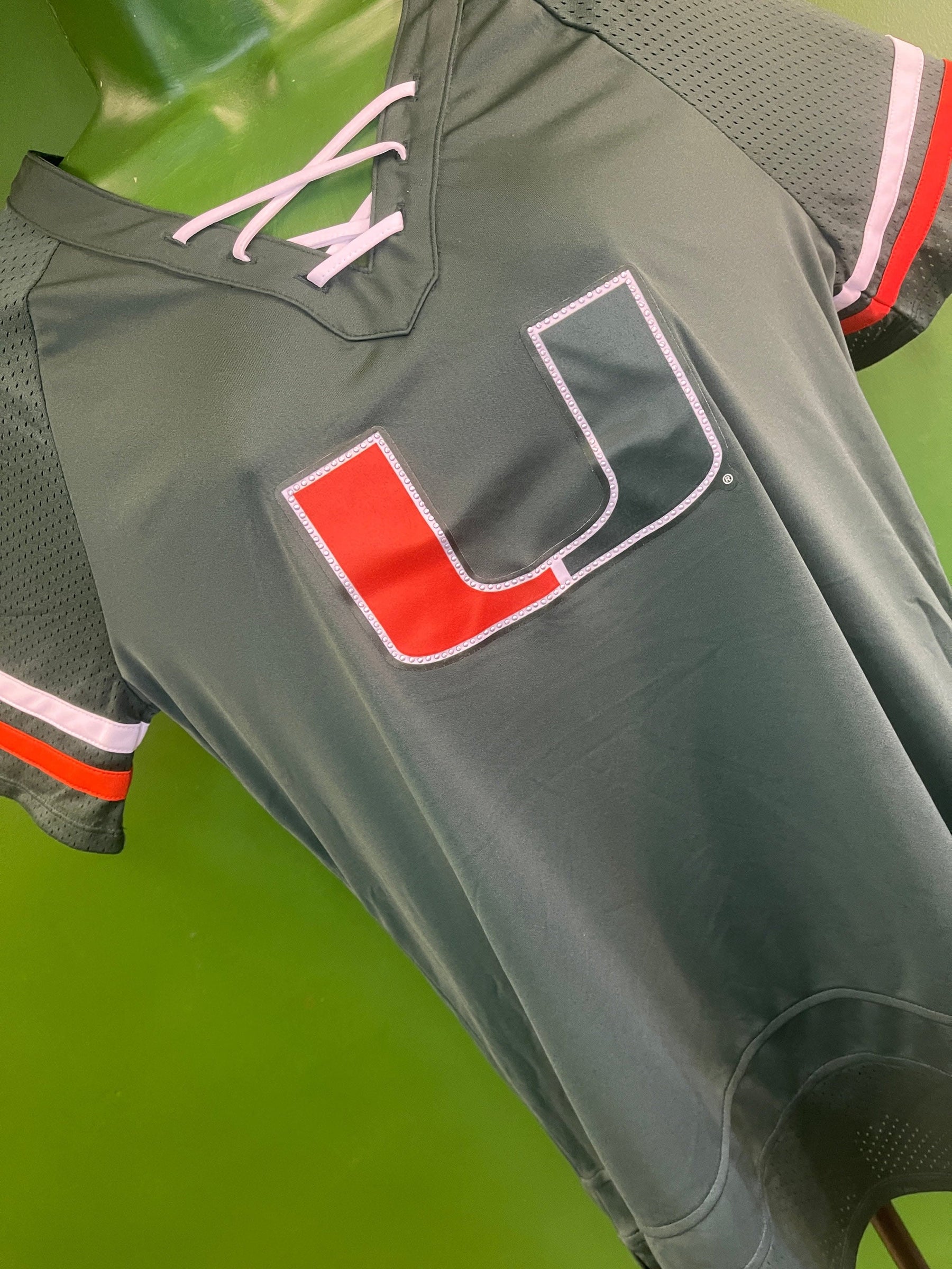 NCAA Miami Hurricanes Jersey Top Women's Large NWT