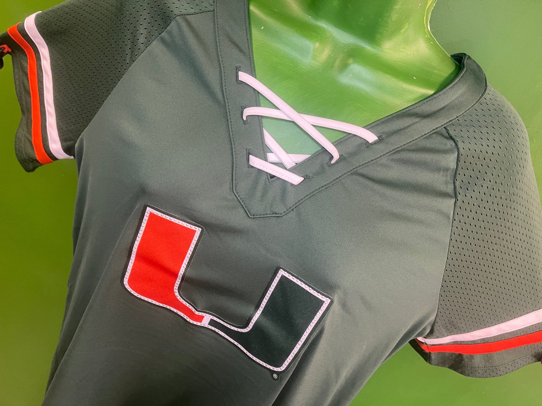 NCAA Miami Hurricanes Jersey Top Women's Large NWT
