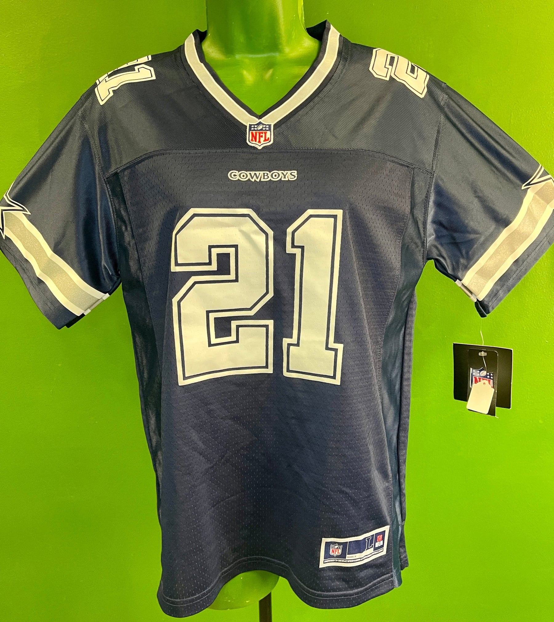 NFL Dallas Cowboys Ezekiel Elliott #21 Pro Line Jersey Youth Large 14-16 NWT