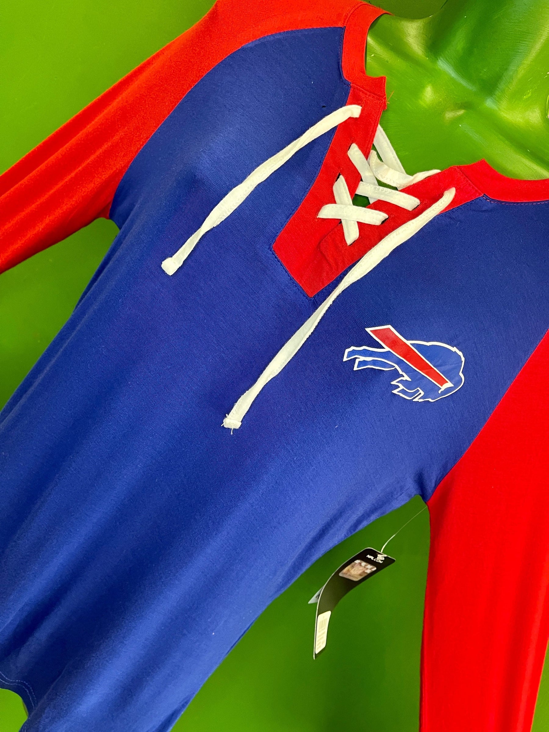 NFL Buffalo Bills Colour Blocked L/S Pullover Top Women's Medium NWT
