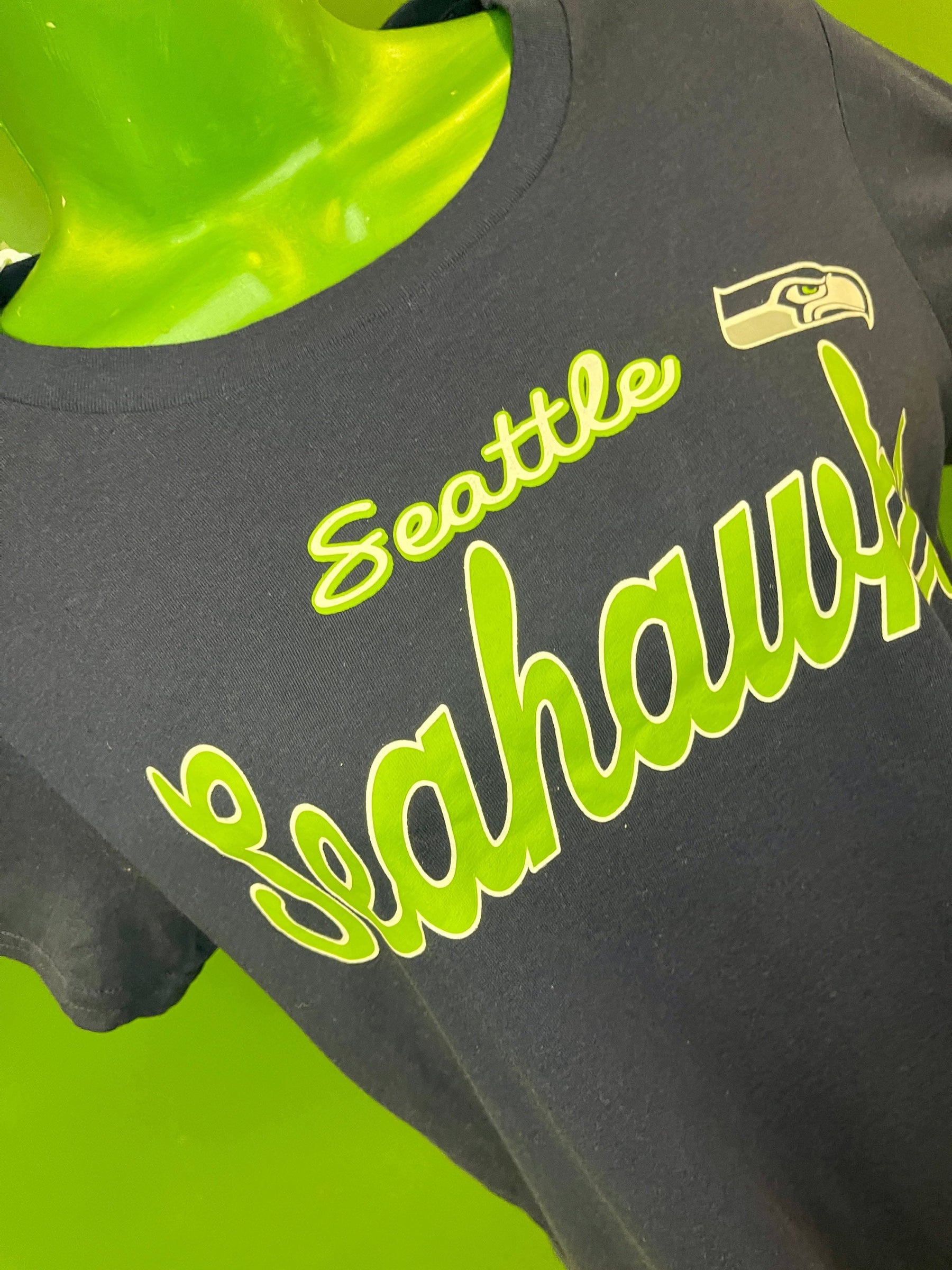 NFL Seattle Seahawks Cap Sleeve T-Shirt Women's Medium NWT