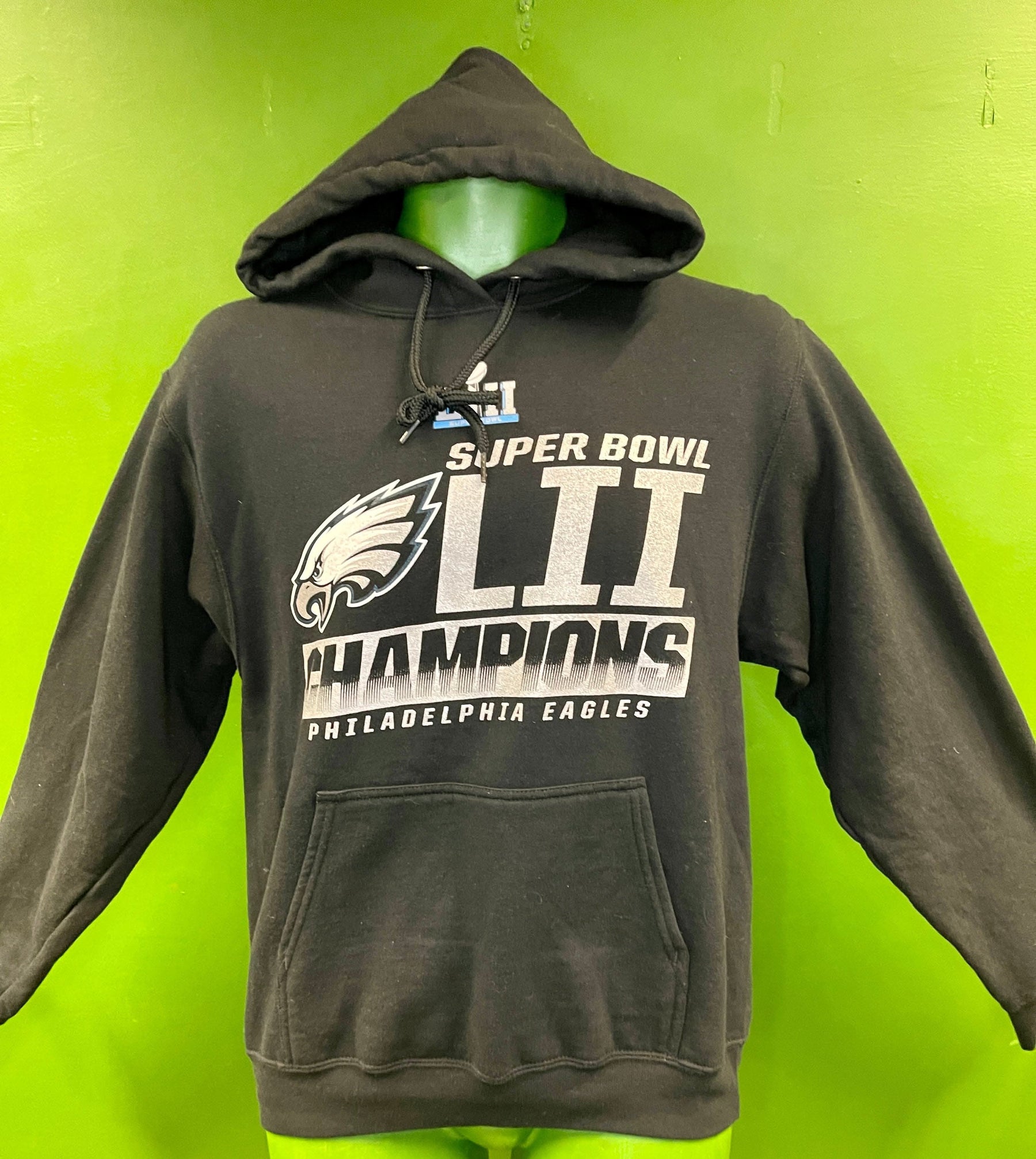 NFL Philadelphia Eagles Fanatics Super Bowl LII Champions Hoodie Men's Small