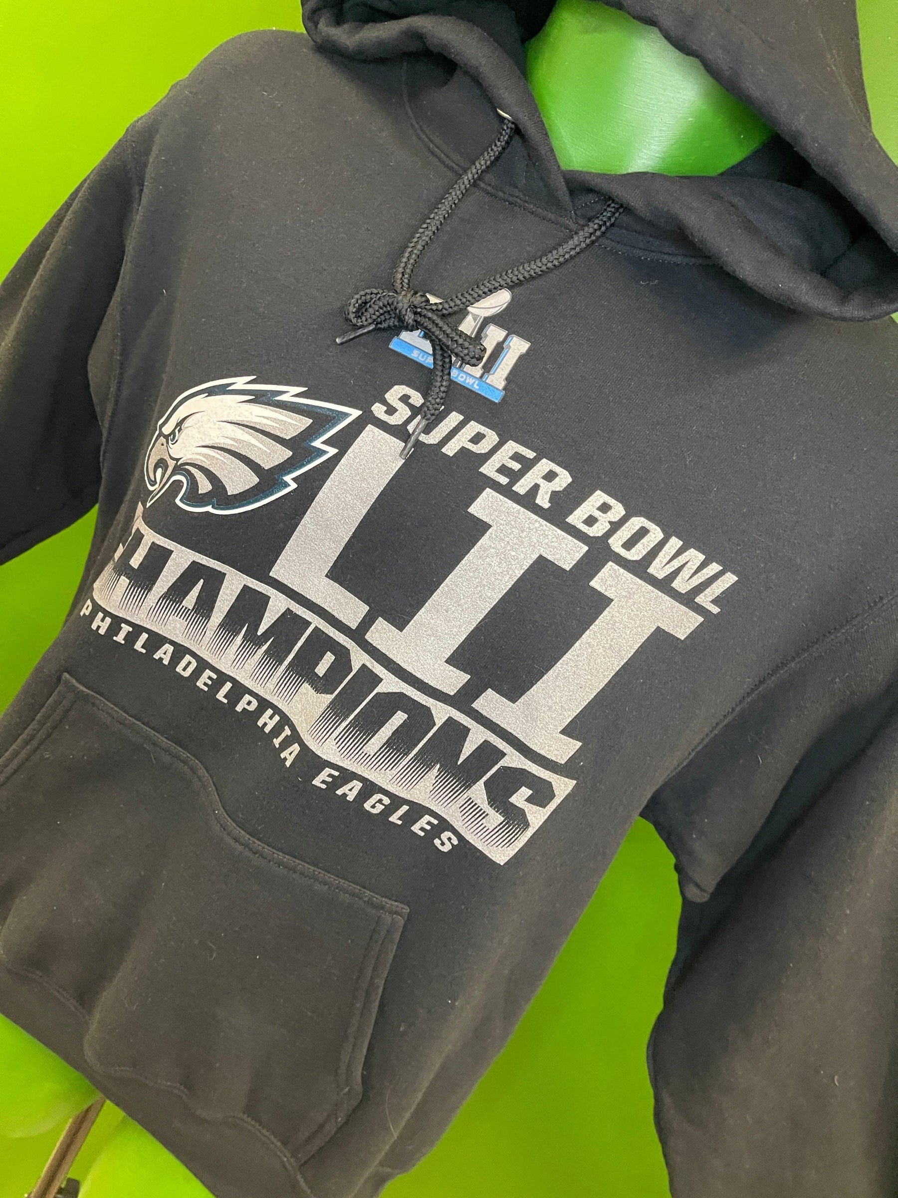 NFL Philadelphia Eagles Fanatics Super Bowl LII Champions Hoodie Men's Small