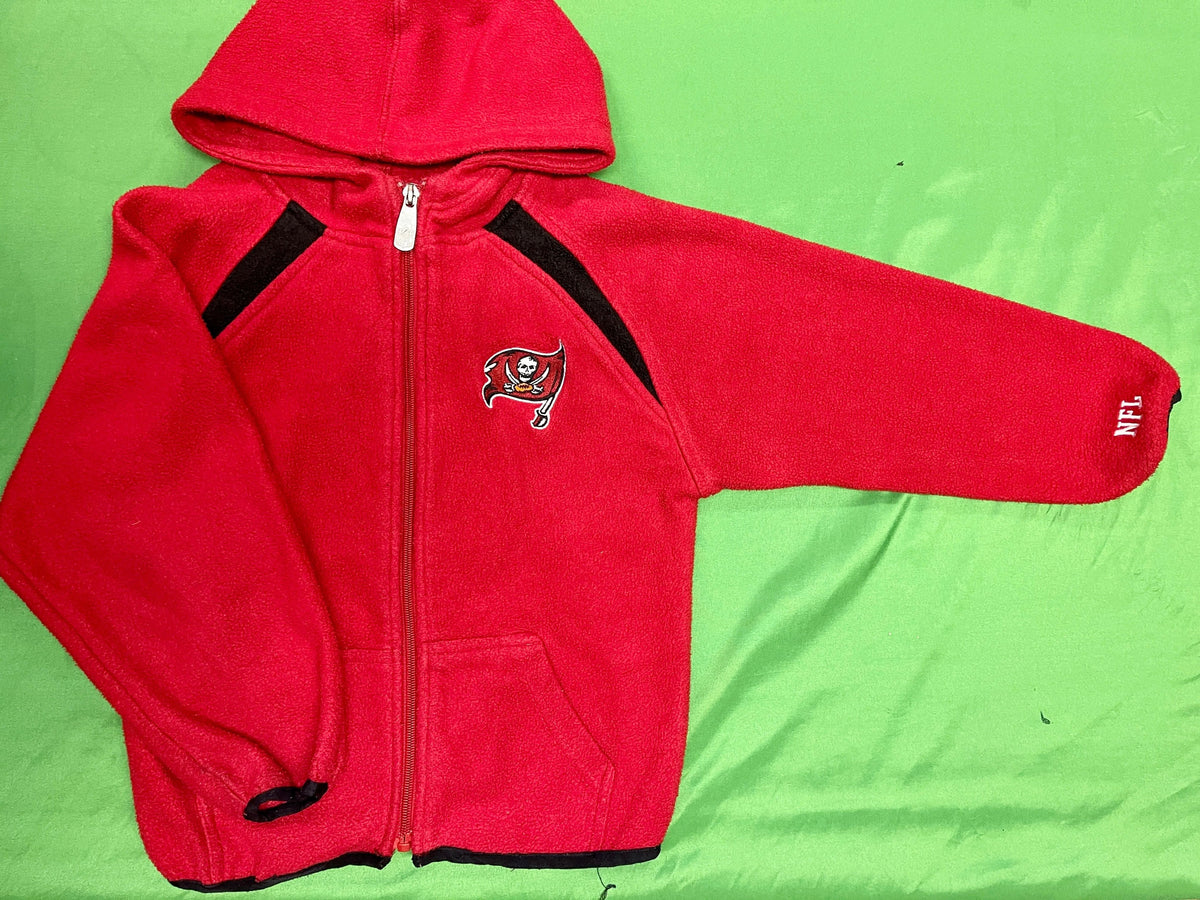 NFL Tampa Bay Buccaneers Fleece Full Zip Hoodie Youth Small 7