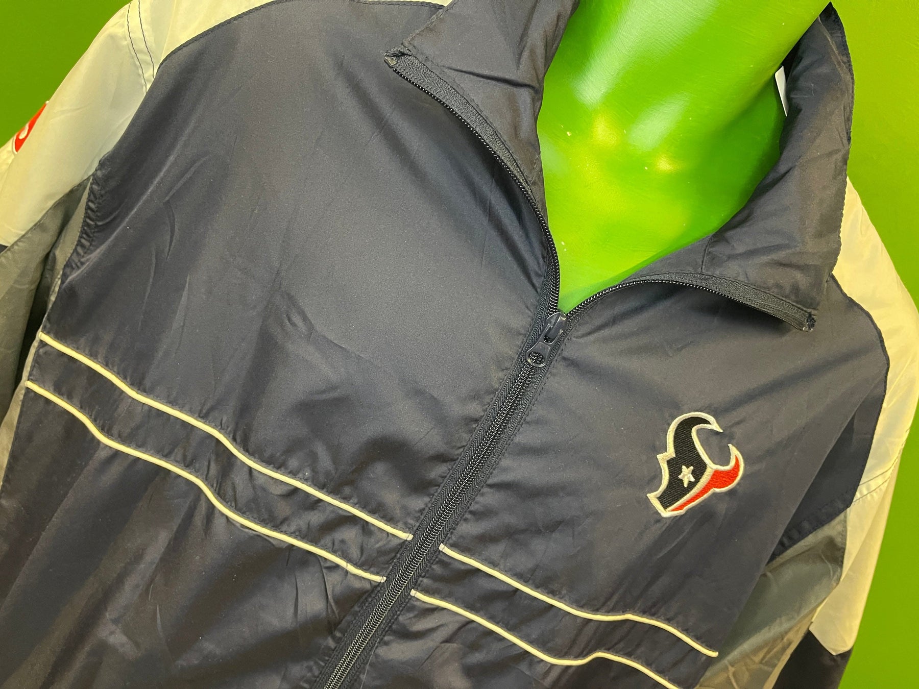 NFL Houston Texans SI Full Zip Windbreaker Men's X-Large