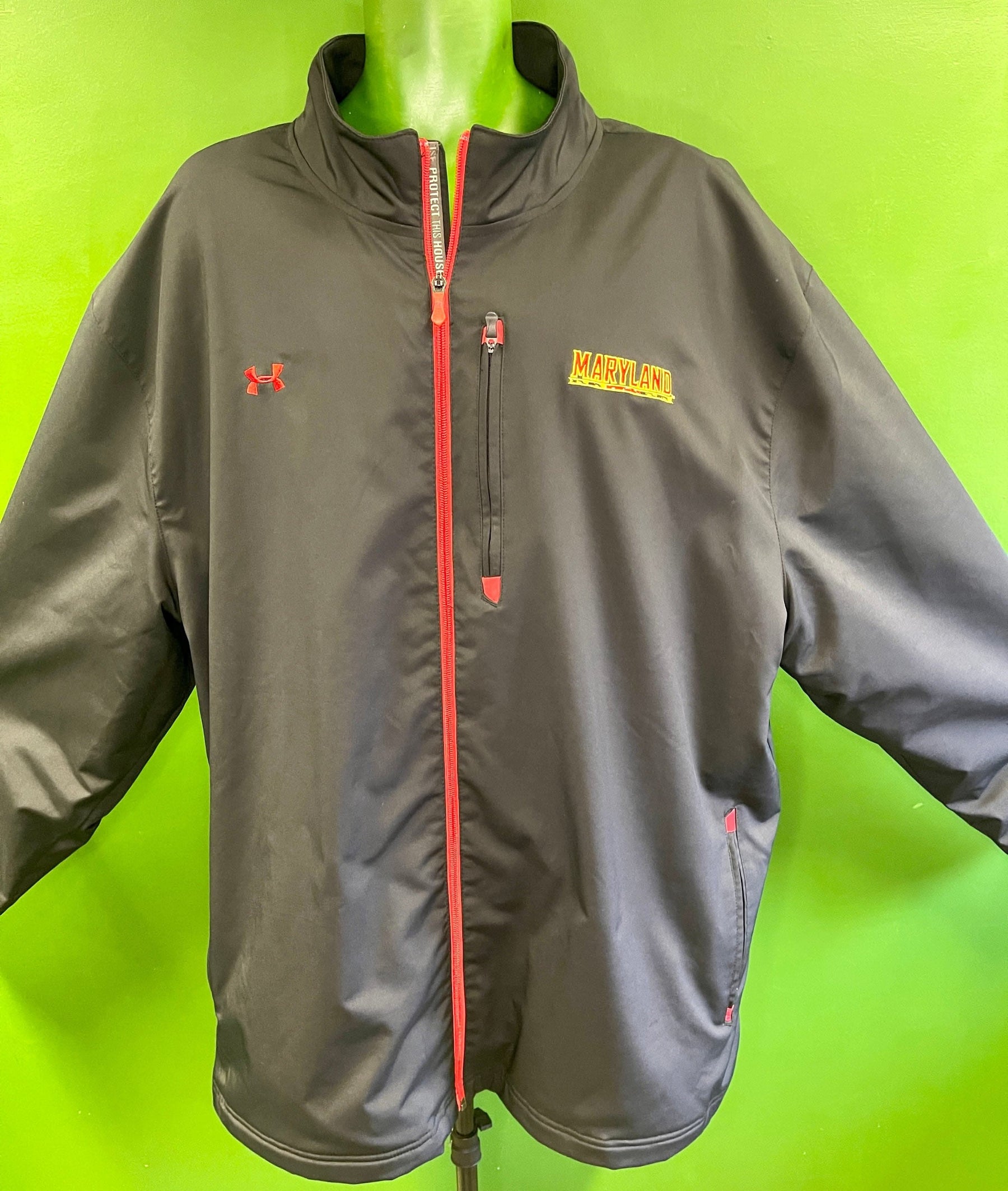NCAA Maryland Terrapins Under Armour Cold Gear Full-Zip Coat Men's 4X-Large