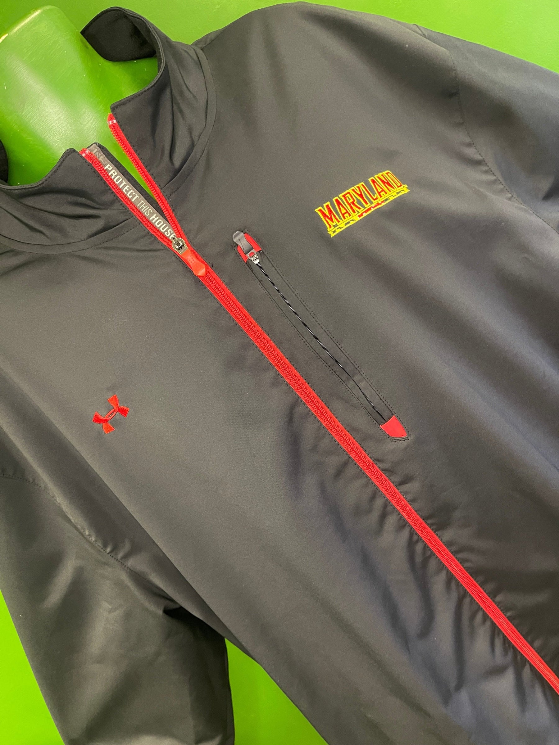 NCAA Maryland Terrapins Under Armour Cold Gear Full-Zip Coat Men's 4X-Large