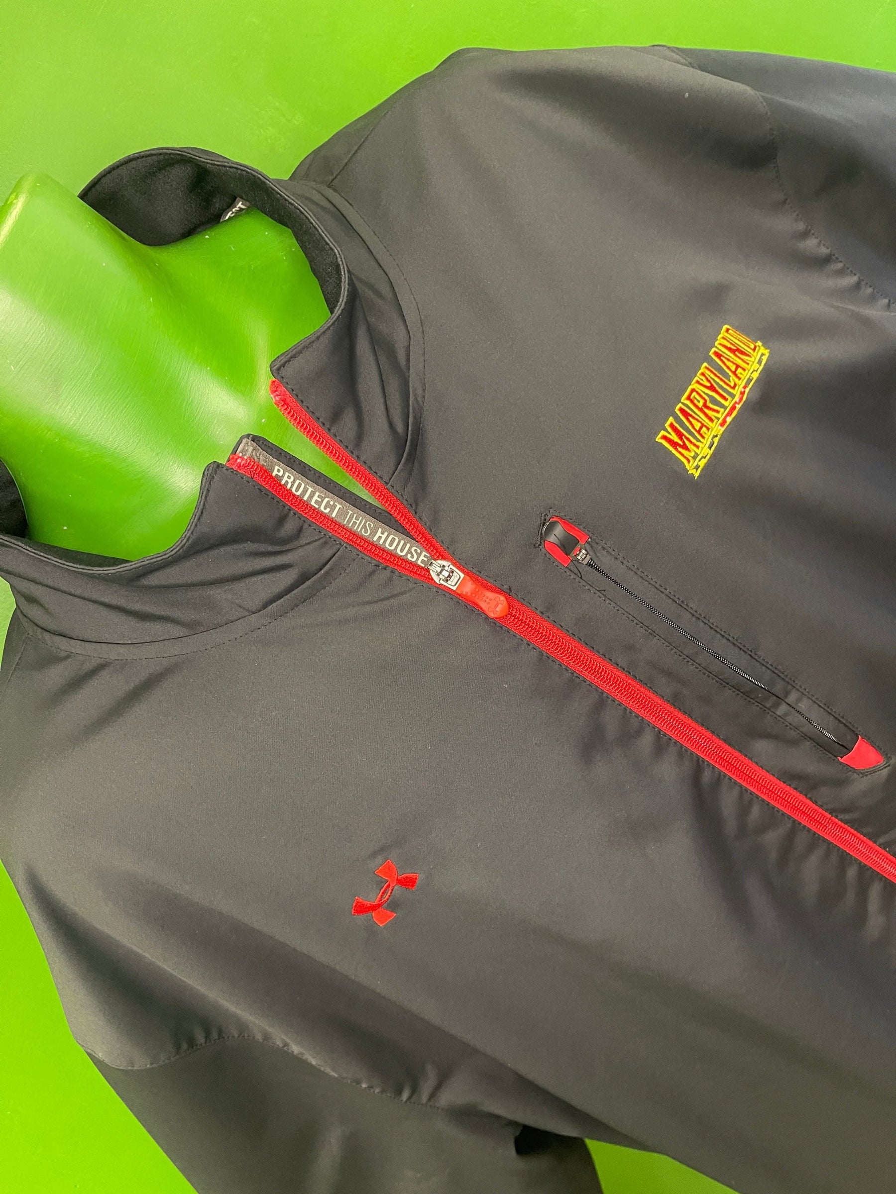 NCAA Maryland Terrapins Under Armour Cold Gear Full-Zip Coat Men's 4X-Large
