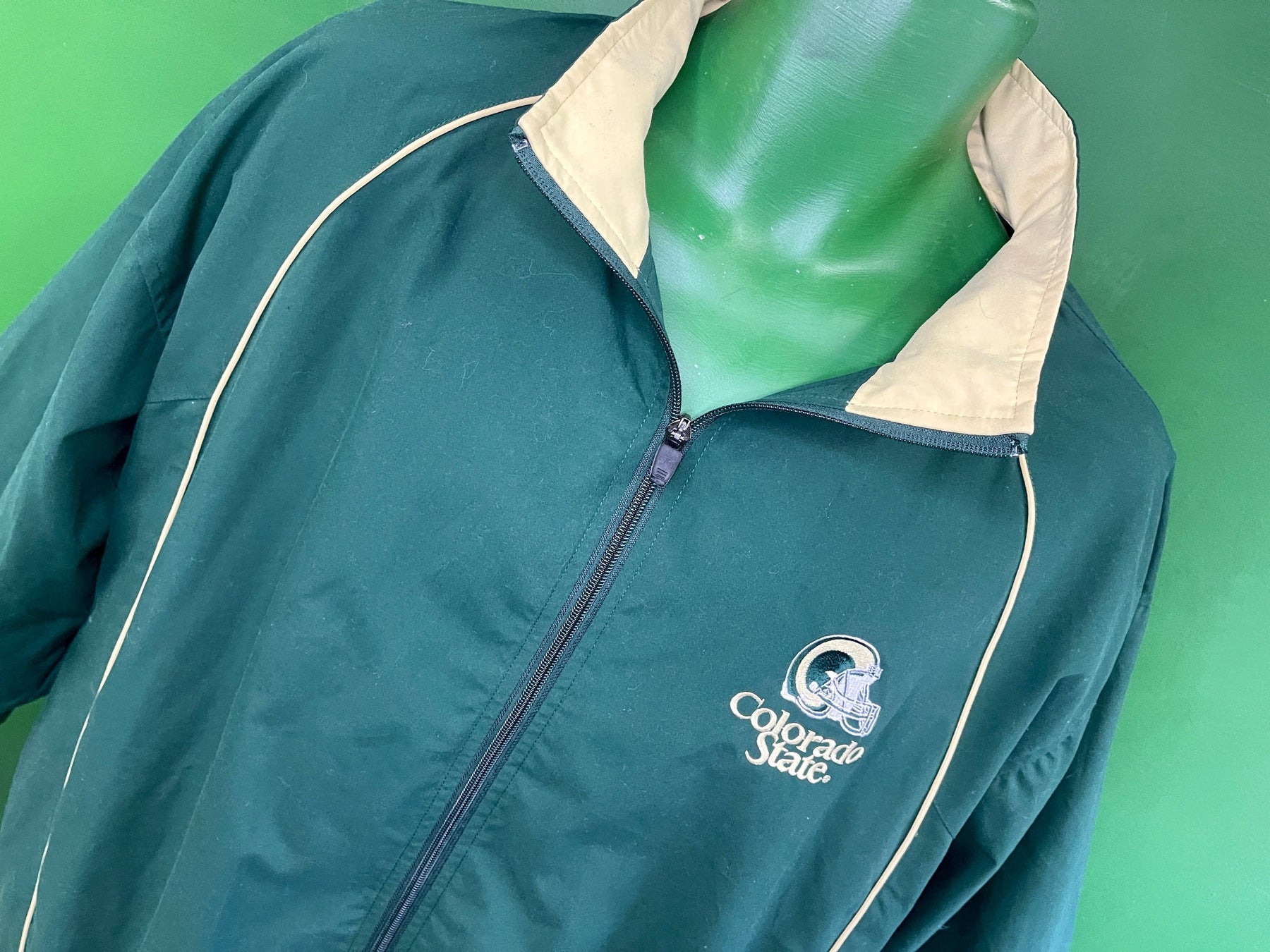 NCAA Colorado State Rams Russell Full-Zip Windbreaker Men's Large