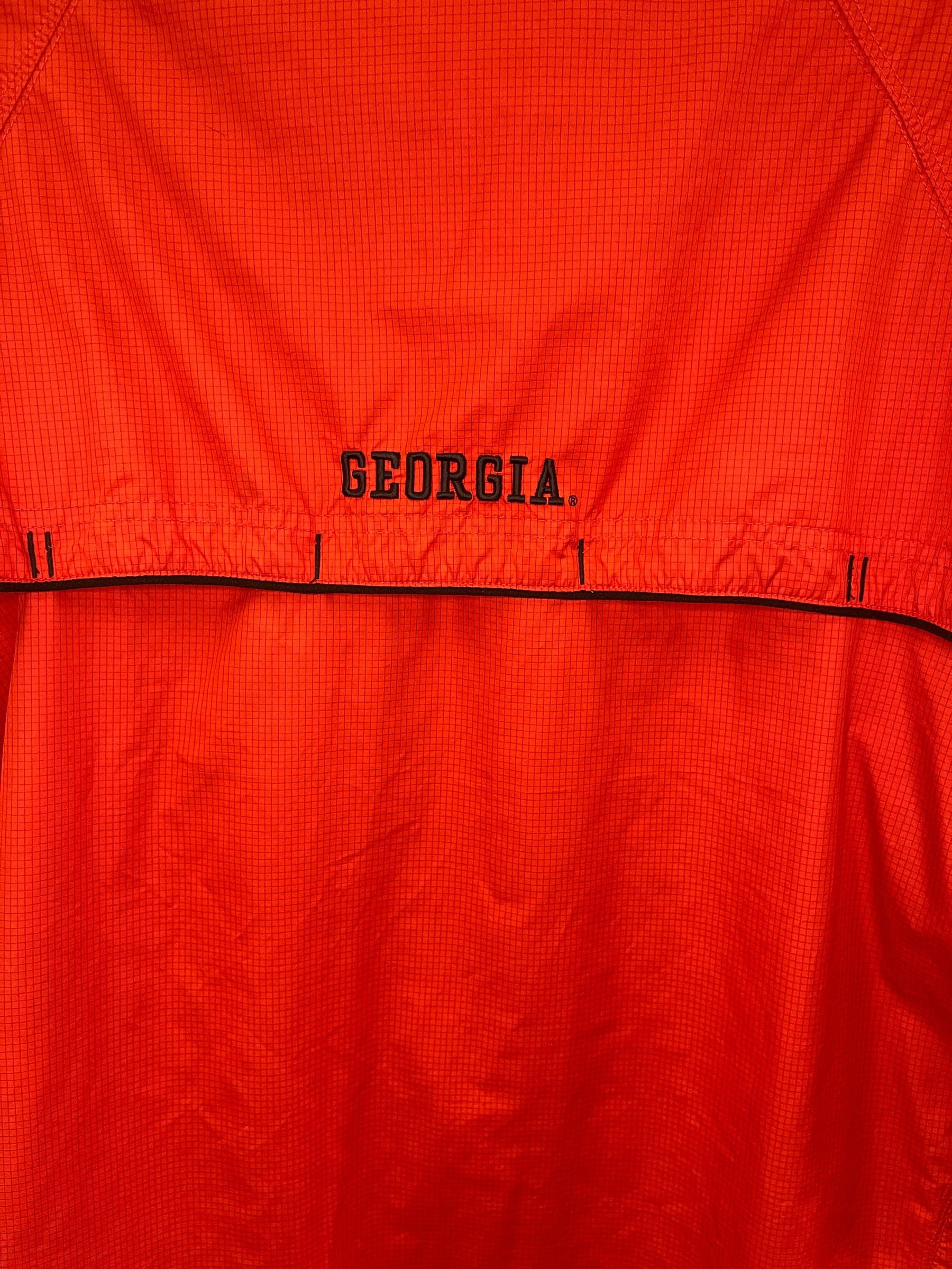 NCAA Georgia Bulldogs Storm-Fit 1/4 Zip Pullover Windbreaker Men's X-Large