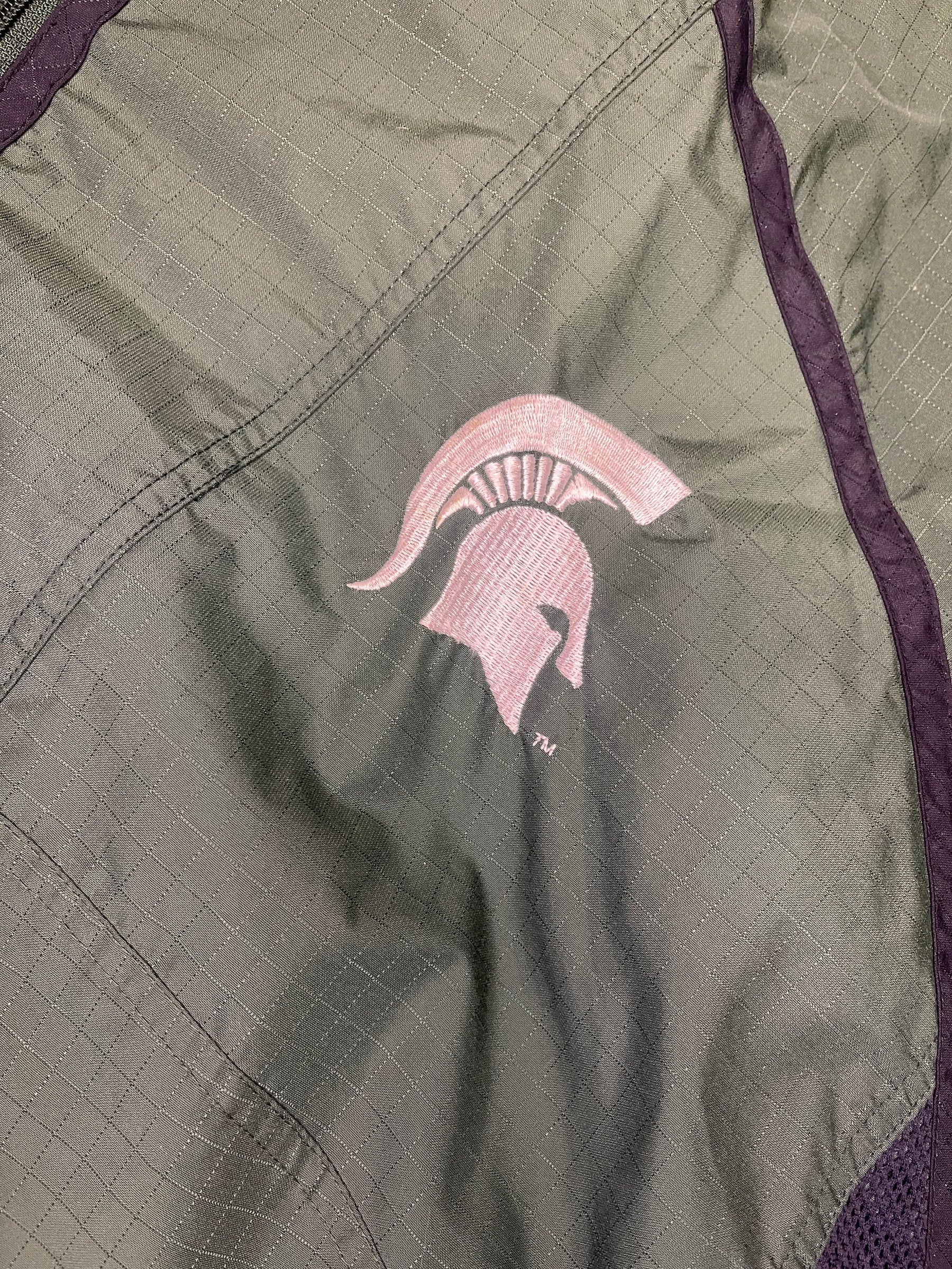 NCAA Michigan State Spartans Logo 7 Full-Zip Rain Coat Men's 2X-Large