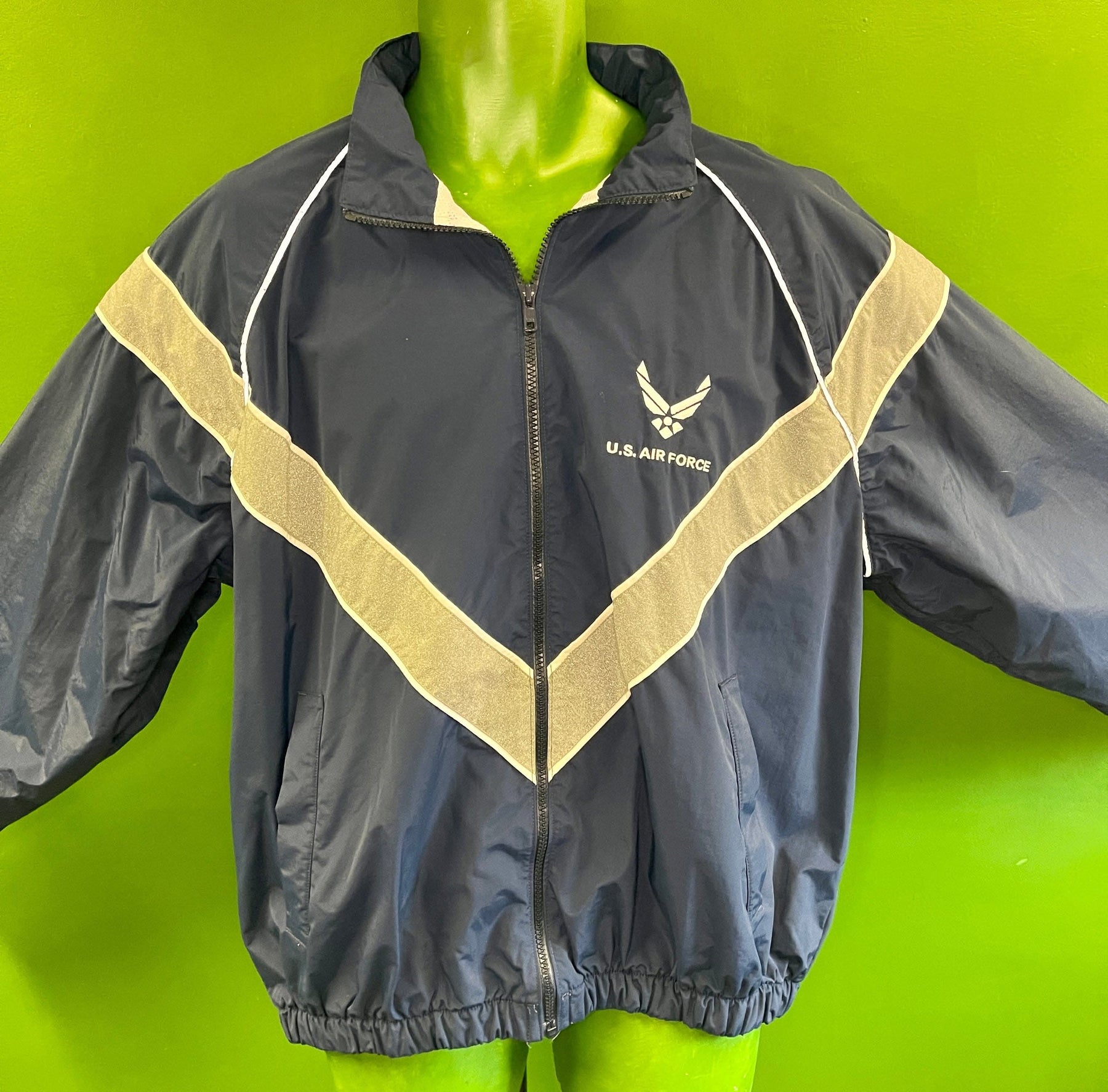 NCAA US Air Force Falcons Full-Zip Short Rain Coat Men's Large