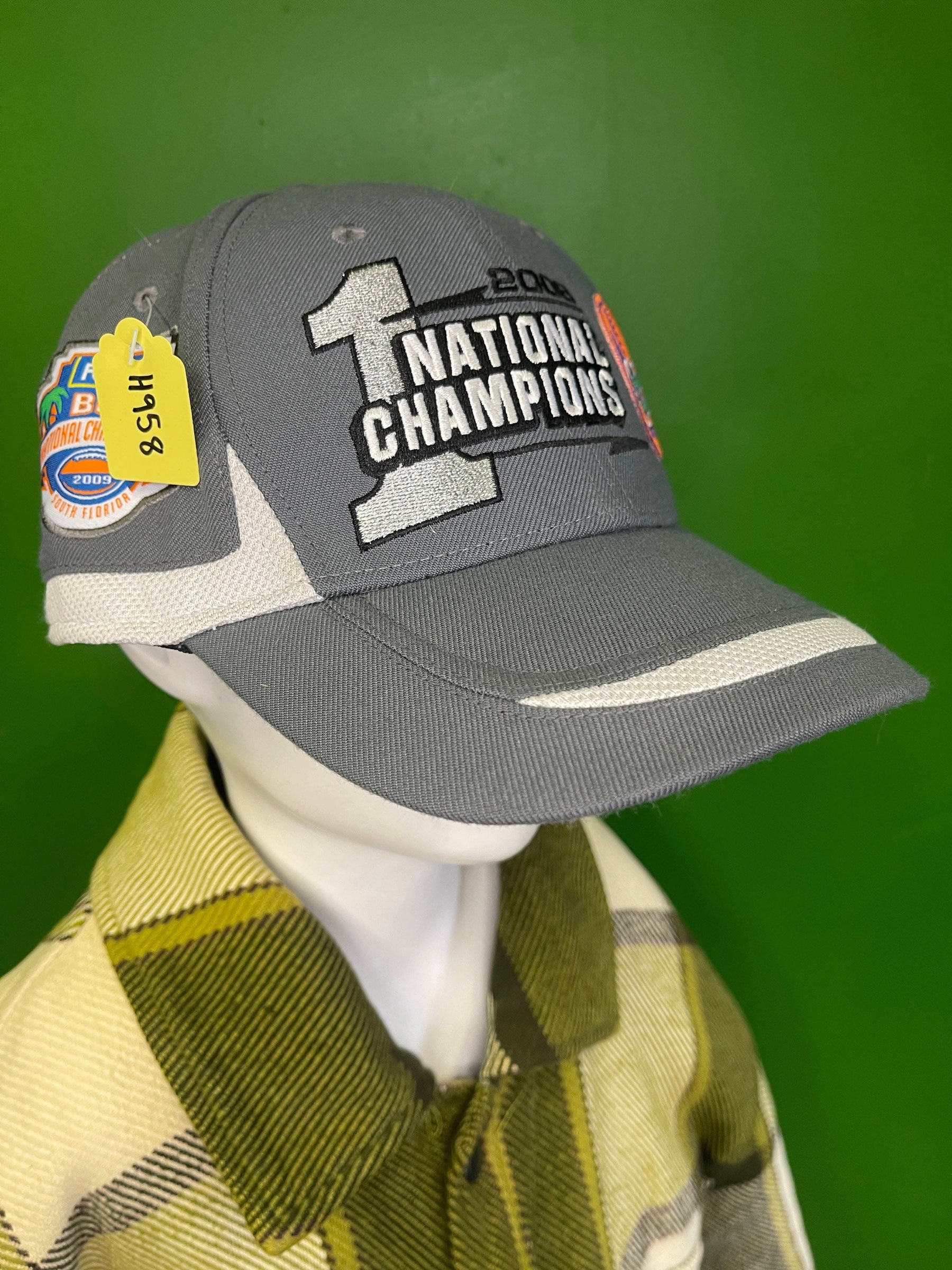 NCAA Florida Gators 2008 National Champions Sparkly Strapback Hat/Cap Women's OSFM
