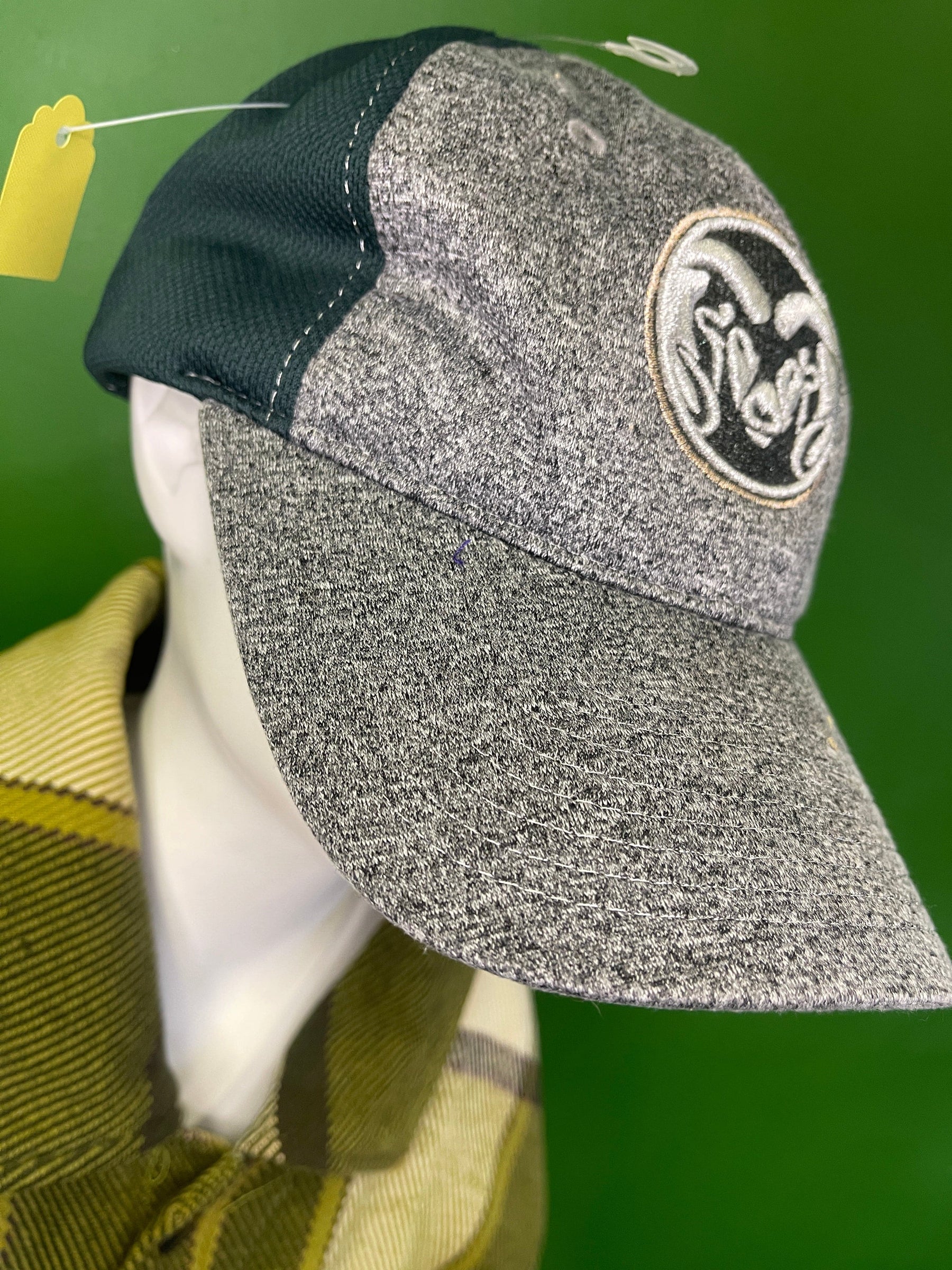 NCAA Colorado State Rams Zephyr Sparkly Heathered Grey Strapback Hat/Cap Girls' OSFM