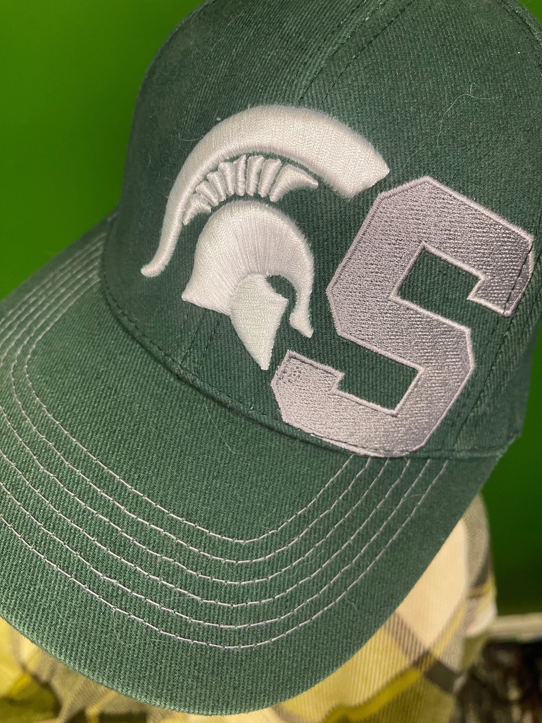NCAA Michigan State Spartans 100% Cotton Snapback Hat/Cap OSFM