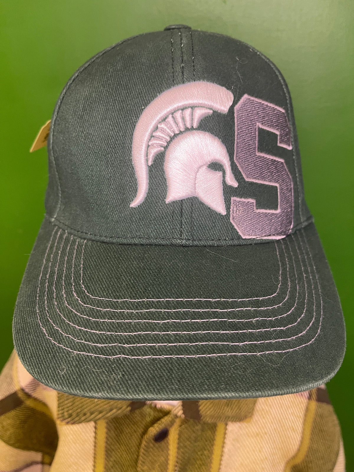 NCAA Michigan State Spartans 100% Cotton Snapback Hat/Cap OSFM