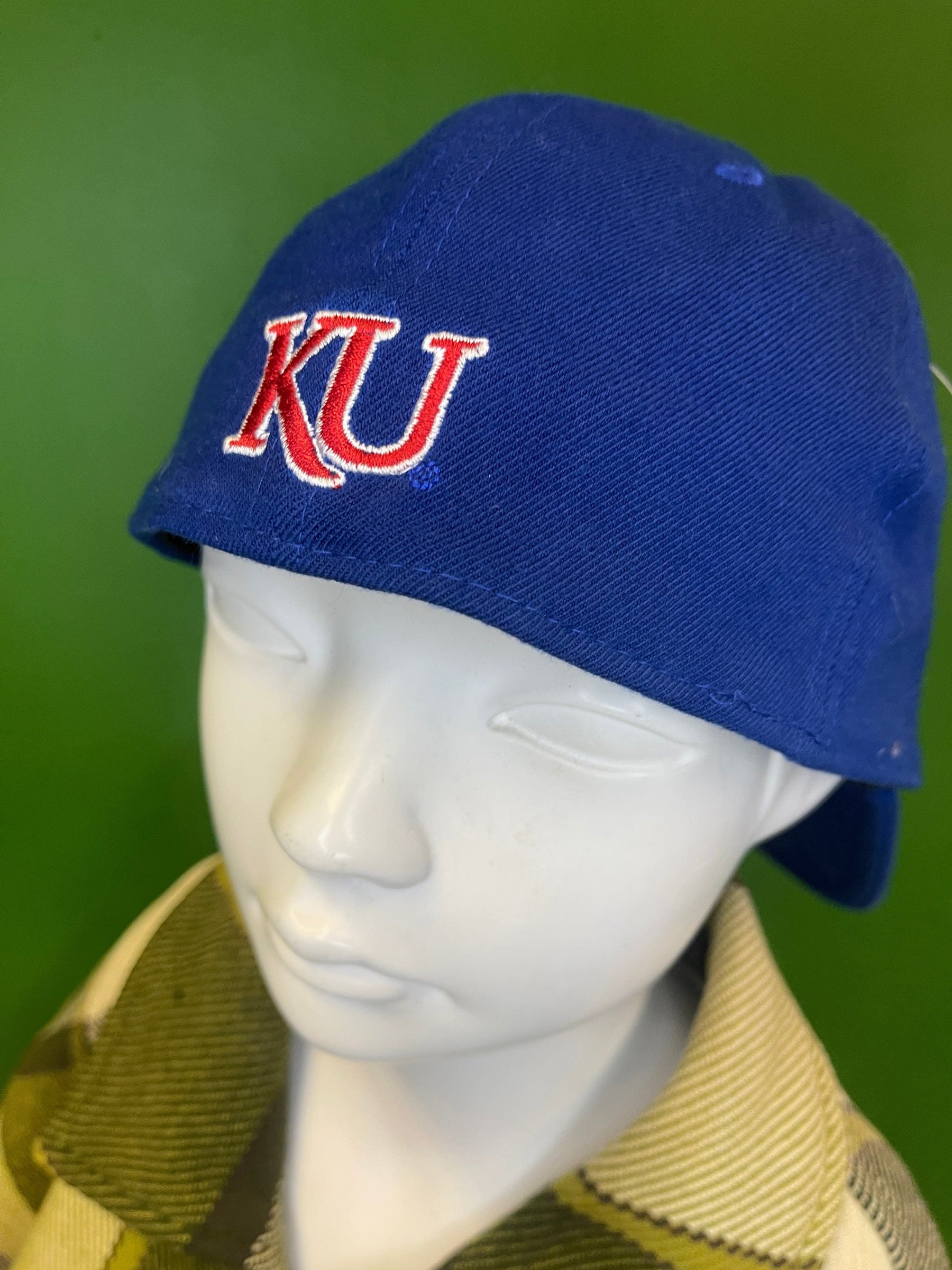 NCAA Kansas Jayhawks New Era 39THIRTY Hat/Cap Small/Medium