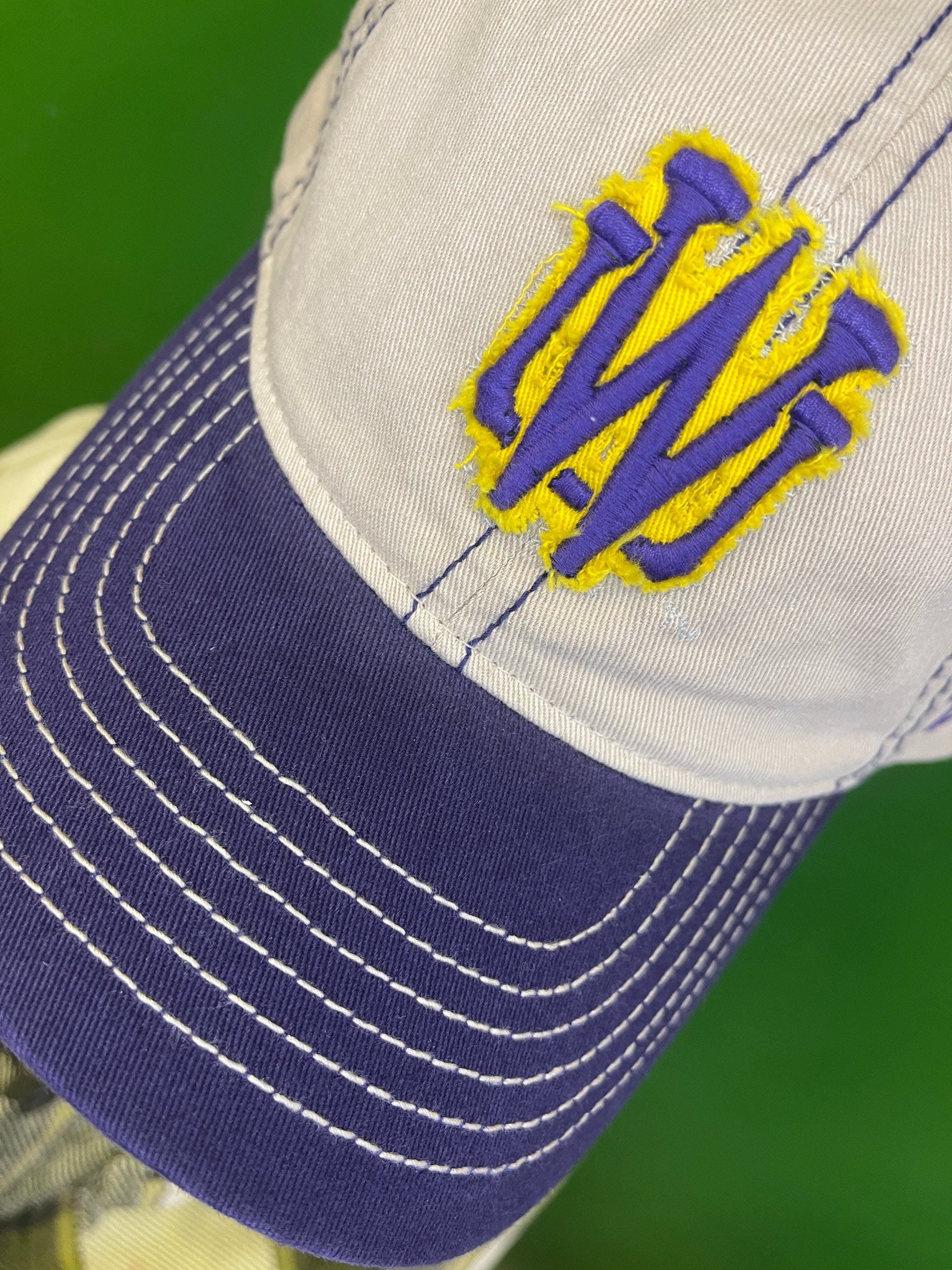 NCAA Washington Huskies Zephyr Distressed Strapback Hat/Cap OSFM NWT