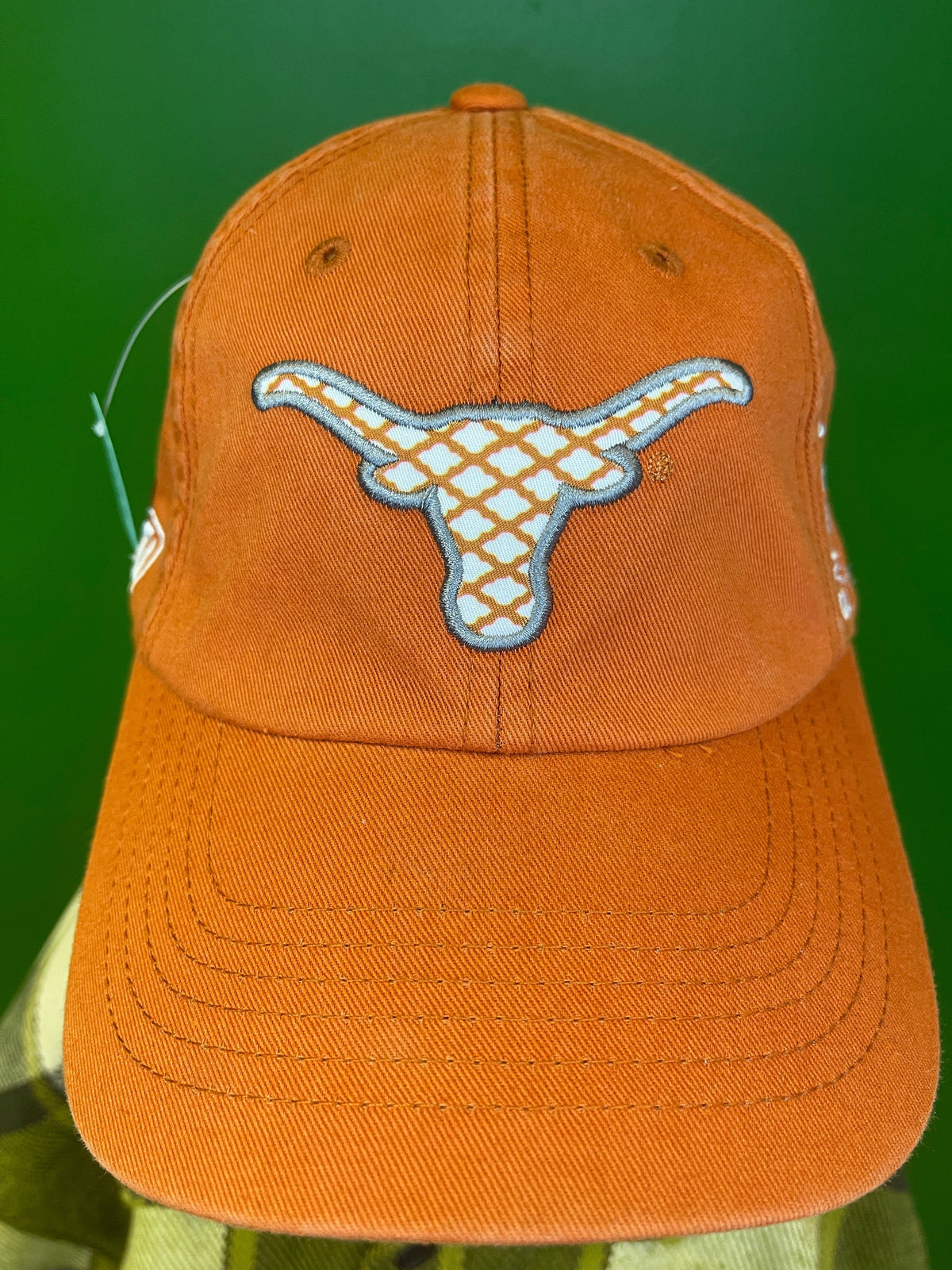 NCAA Texas Longhorns Diamond Pattern Strapback Hat/Cap Women's OSFM