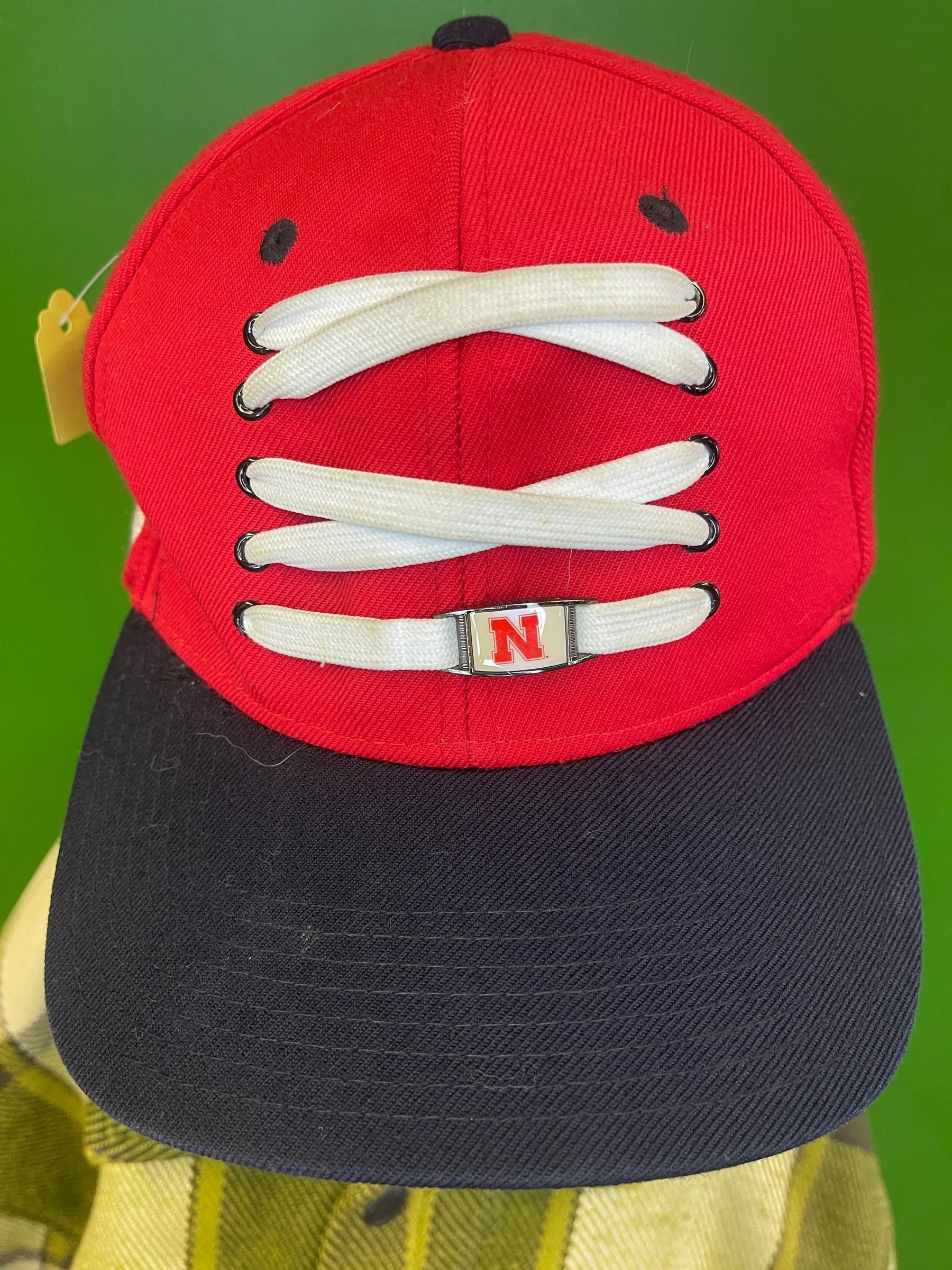 NCAA Nebraska Cornhuskers Zephyr Lace-Up Snapback Hat/Cap OSFM