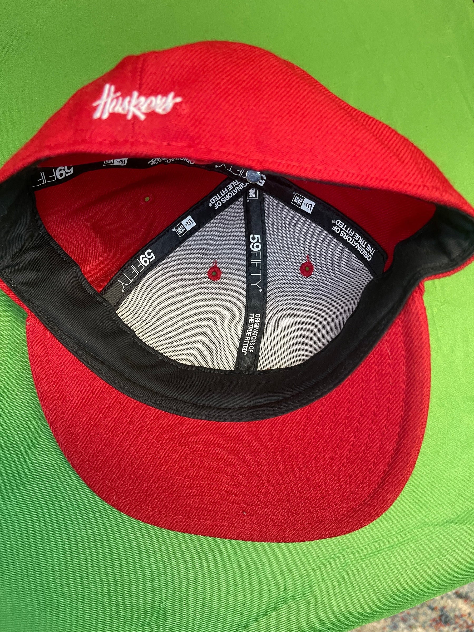 NCAA Nebraska Cornhuskers New Era 59FIFTY Hat/Cap 7-1/4