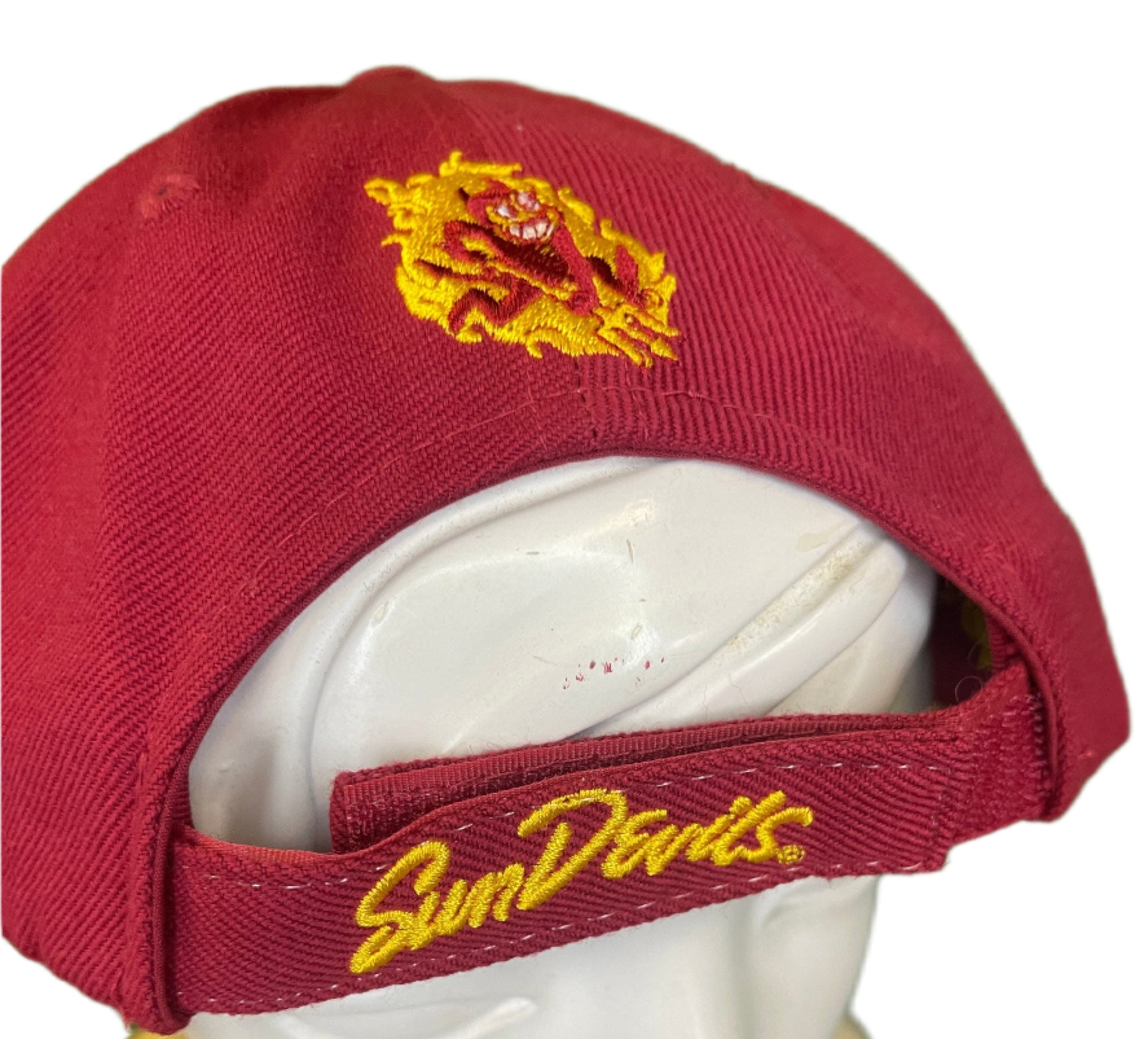 NCAA Arizona State Sun Devils Spellout Strapback Hat/Cap OSFM