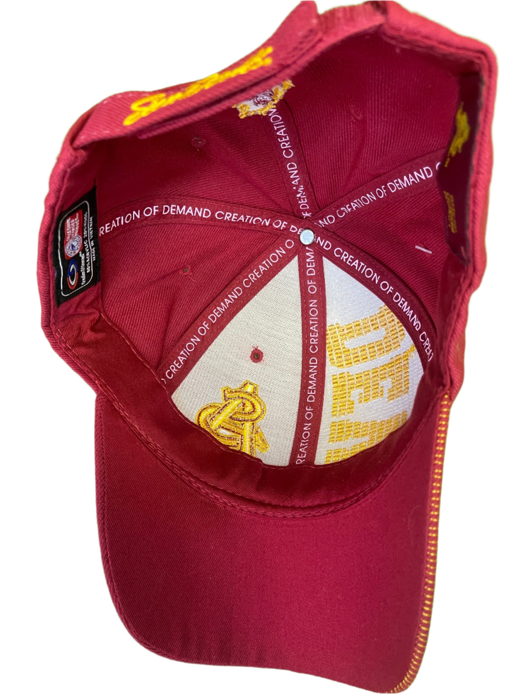 NCAA Arizona State Sun Devils Spellout Strapback Hat/Cap OSFM