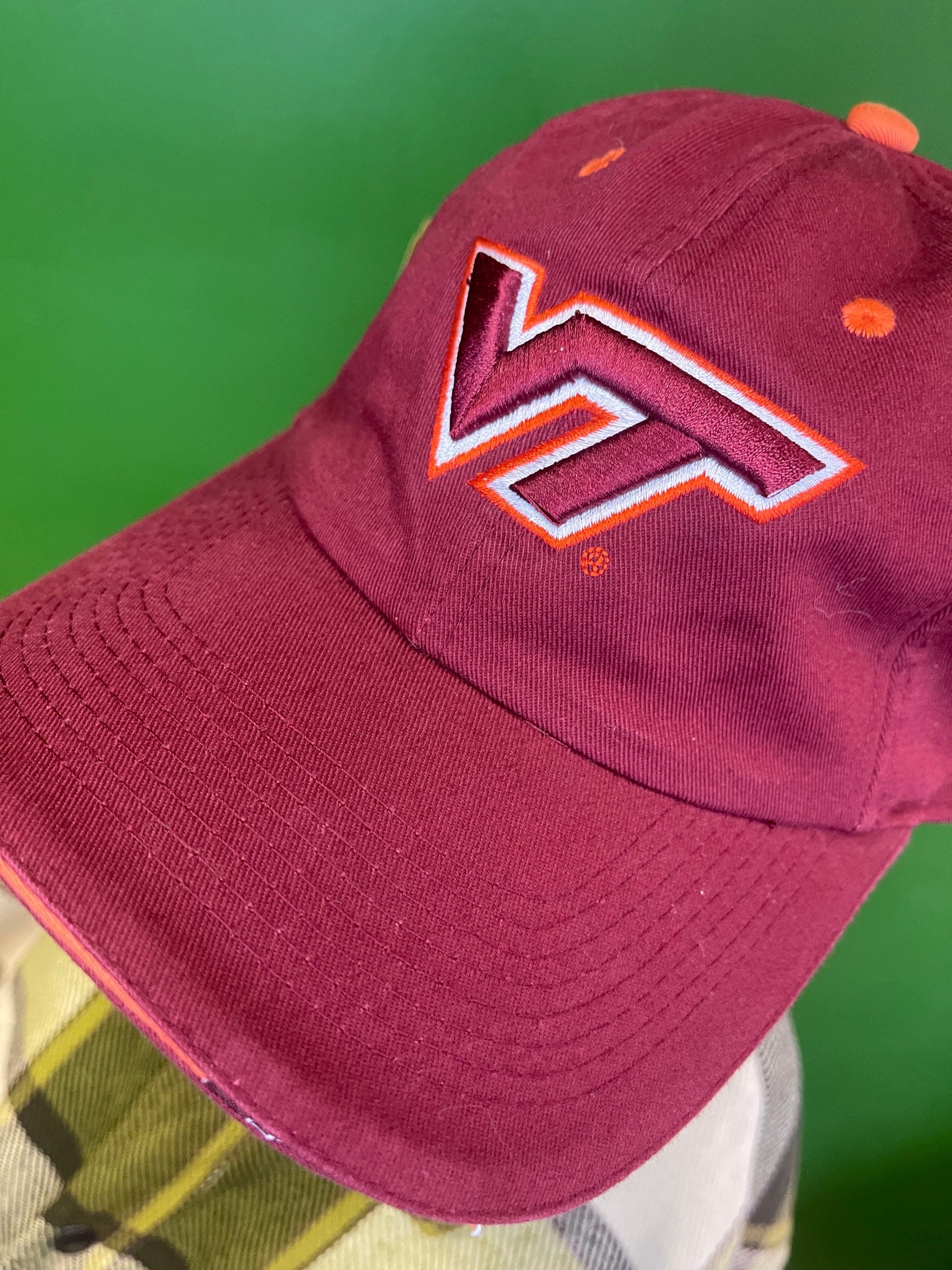 NCAA Virginia Tech Hokies 100% Cotton Strapback Hat/Cap OSFM
