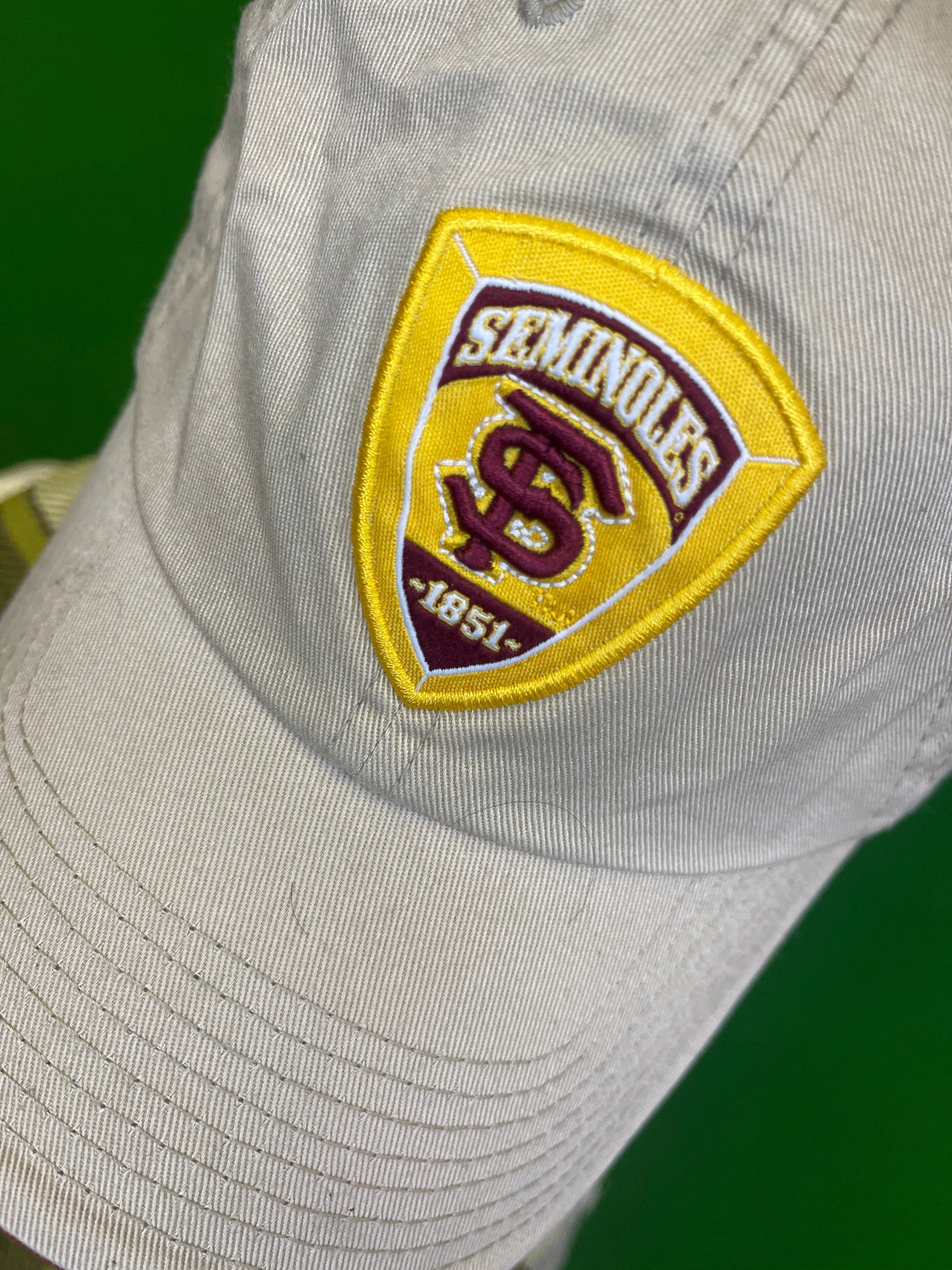 NCAA Florida State Seminoles Beige 100% Cotton Hat/Cap OSFM