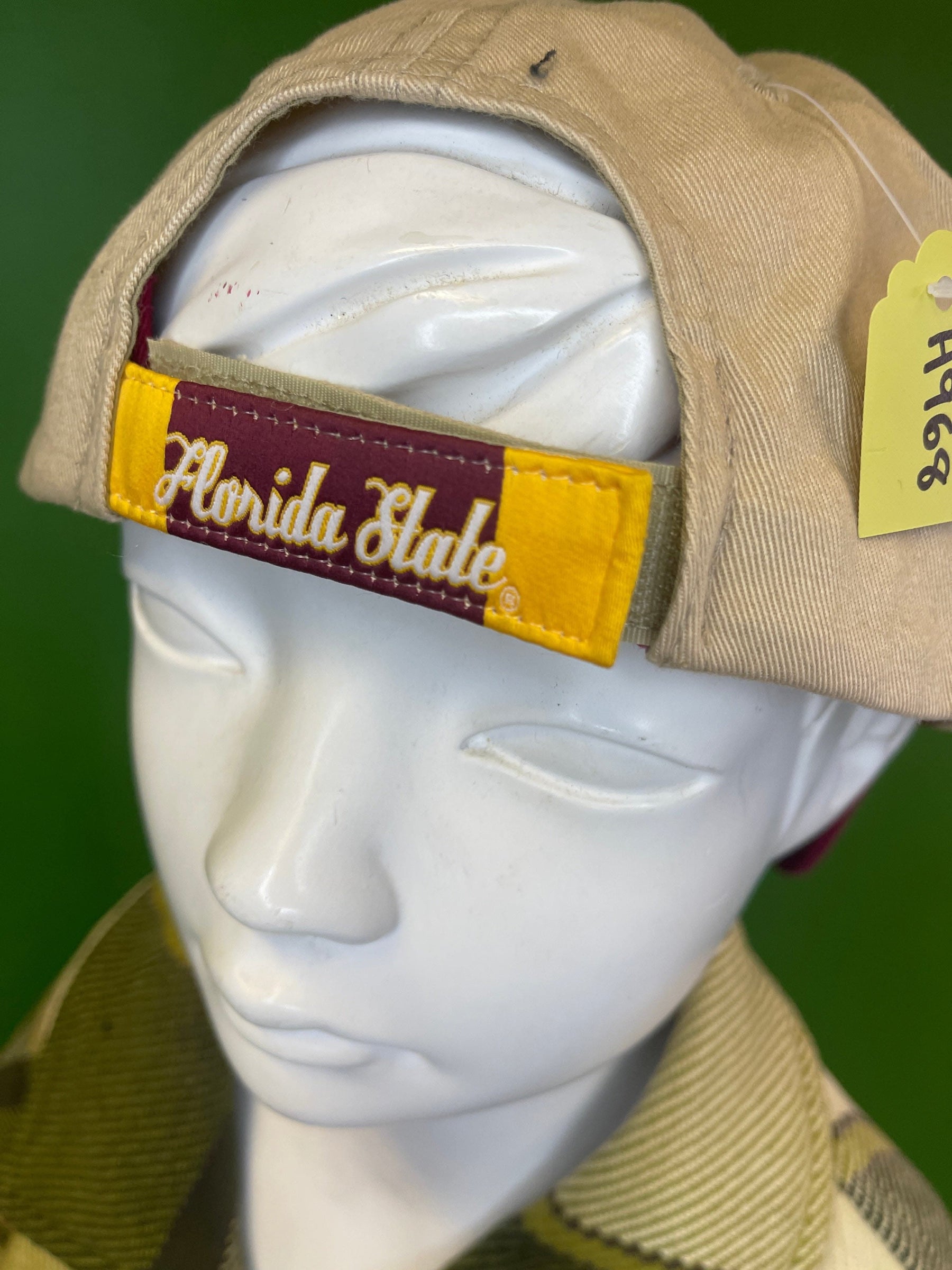 NCAA Florida State Seminoles Beige 100% Cotton Hat/Cap OSFM