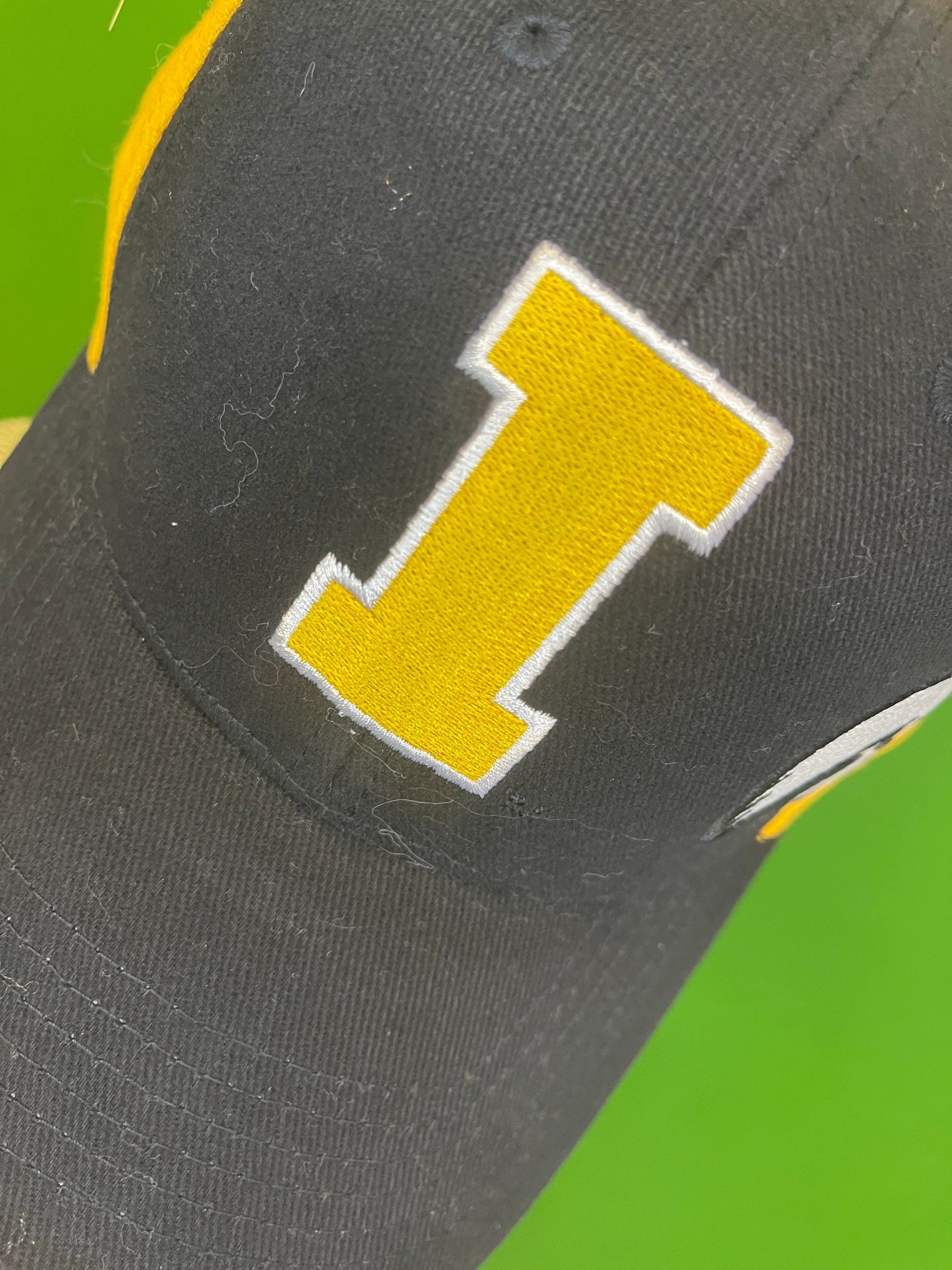 NCAA Iowa Hawkeyes 100% Cotton Strapback Hat/Cap OSFM