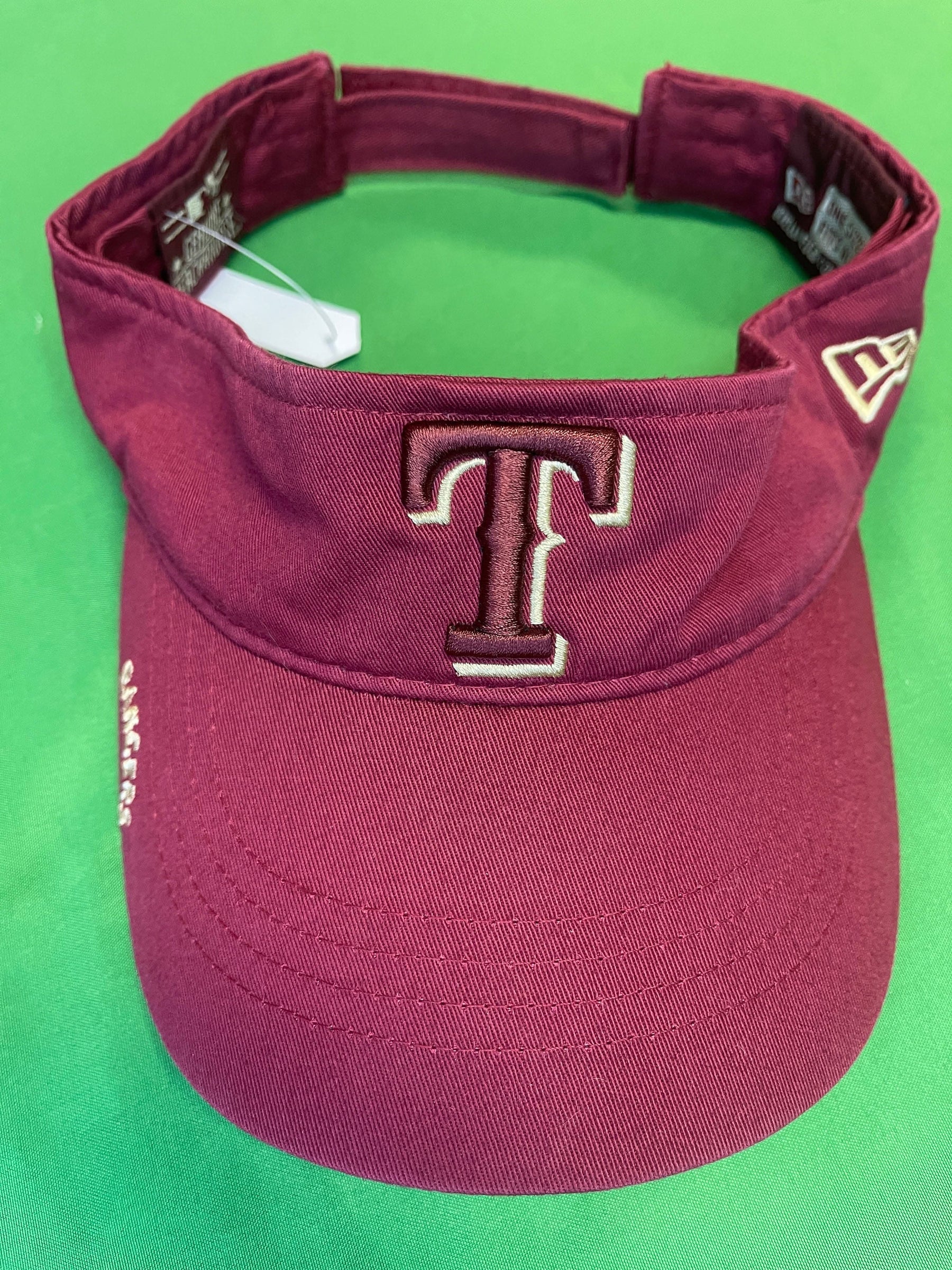 MLB Texas Rangers New Era Visor Hat/Cap OSFM