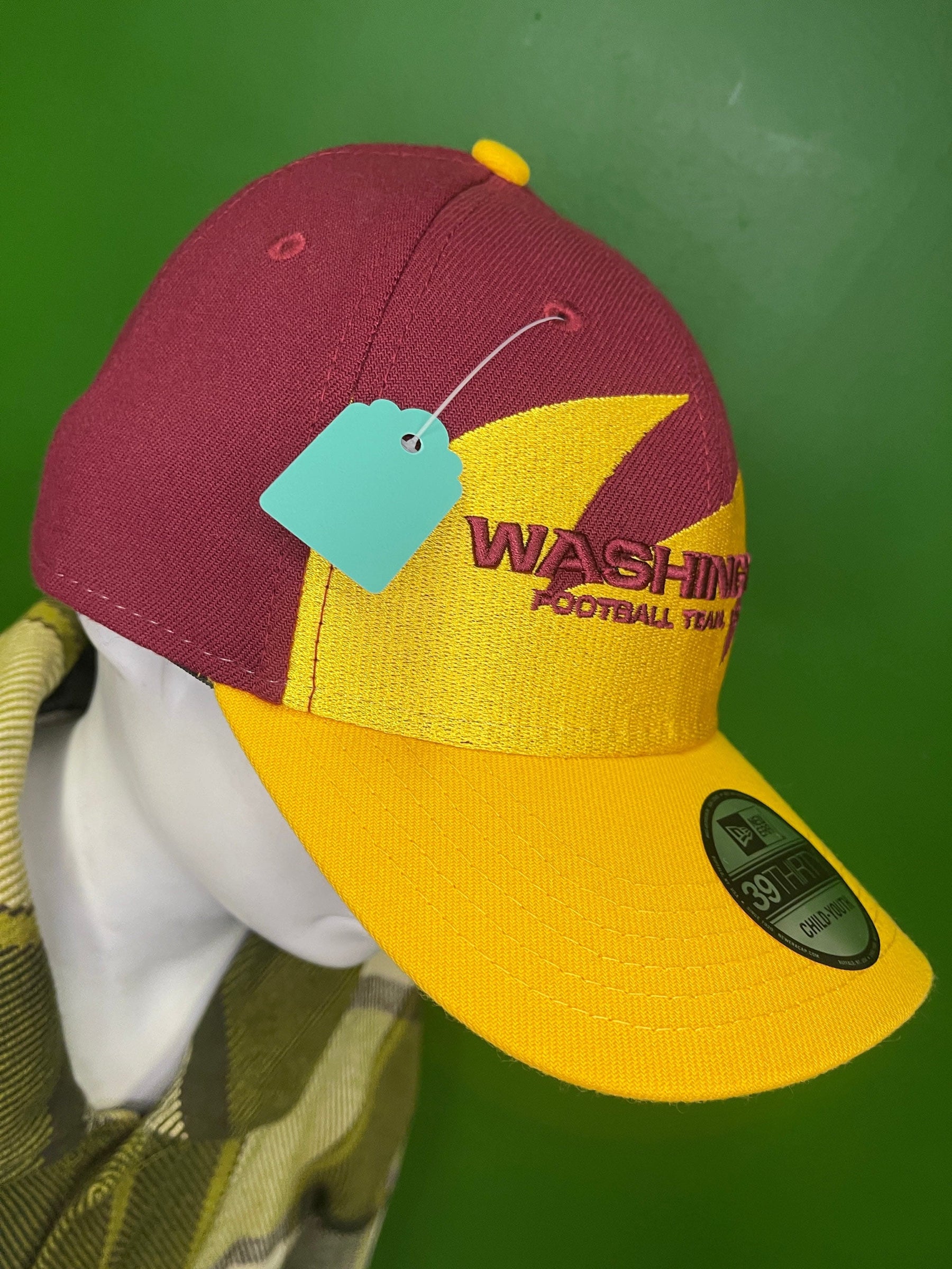 NFL Washington Commanders New Era 39THIRTY Hat/Cap Child/Youth OSFA NWT