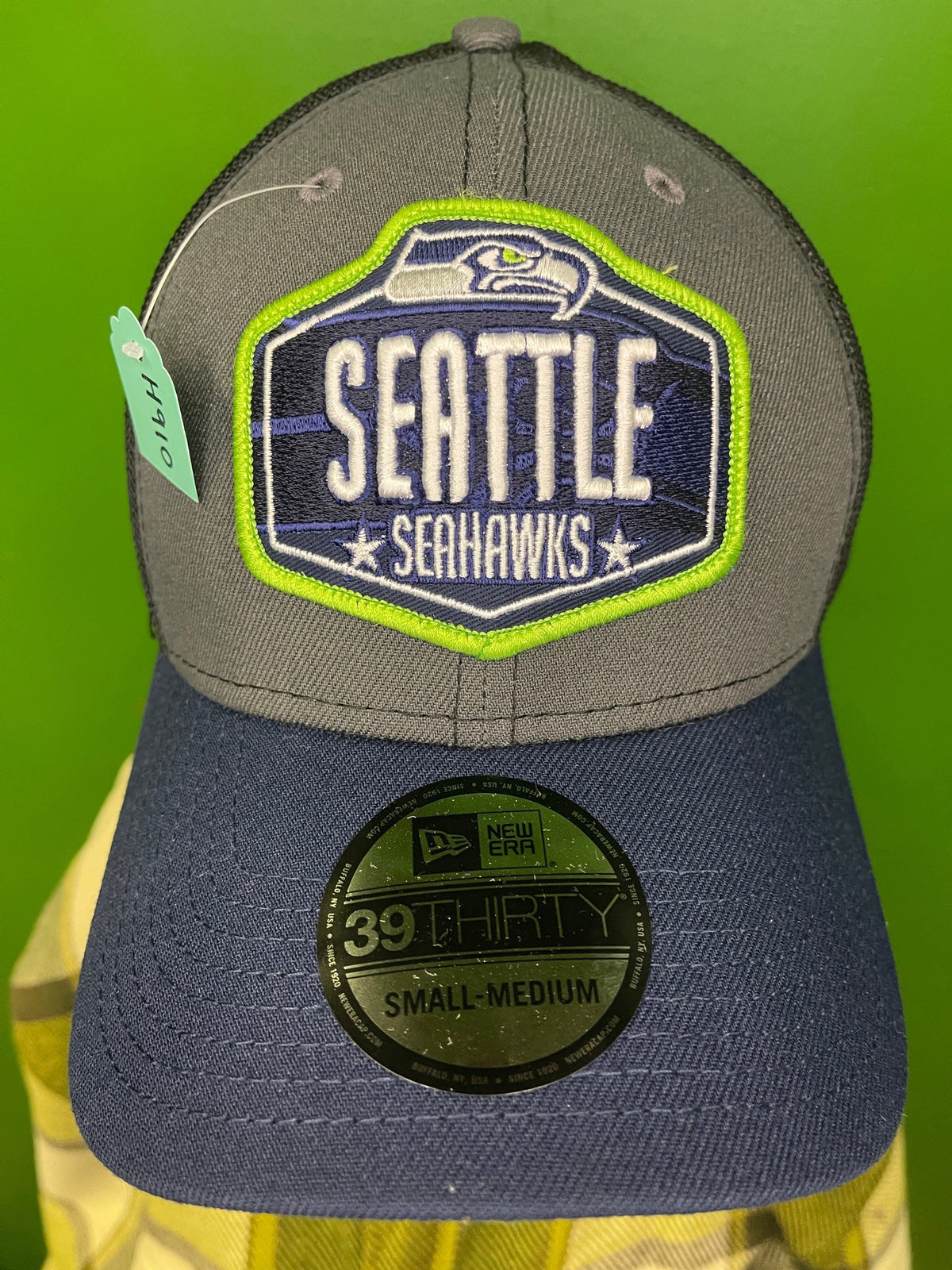 NFL Seattle Seahawks New Era 39THIRTY Fitted Hat/Cap Small/Medium NWT