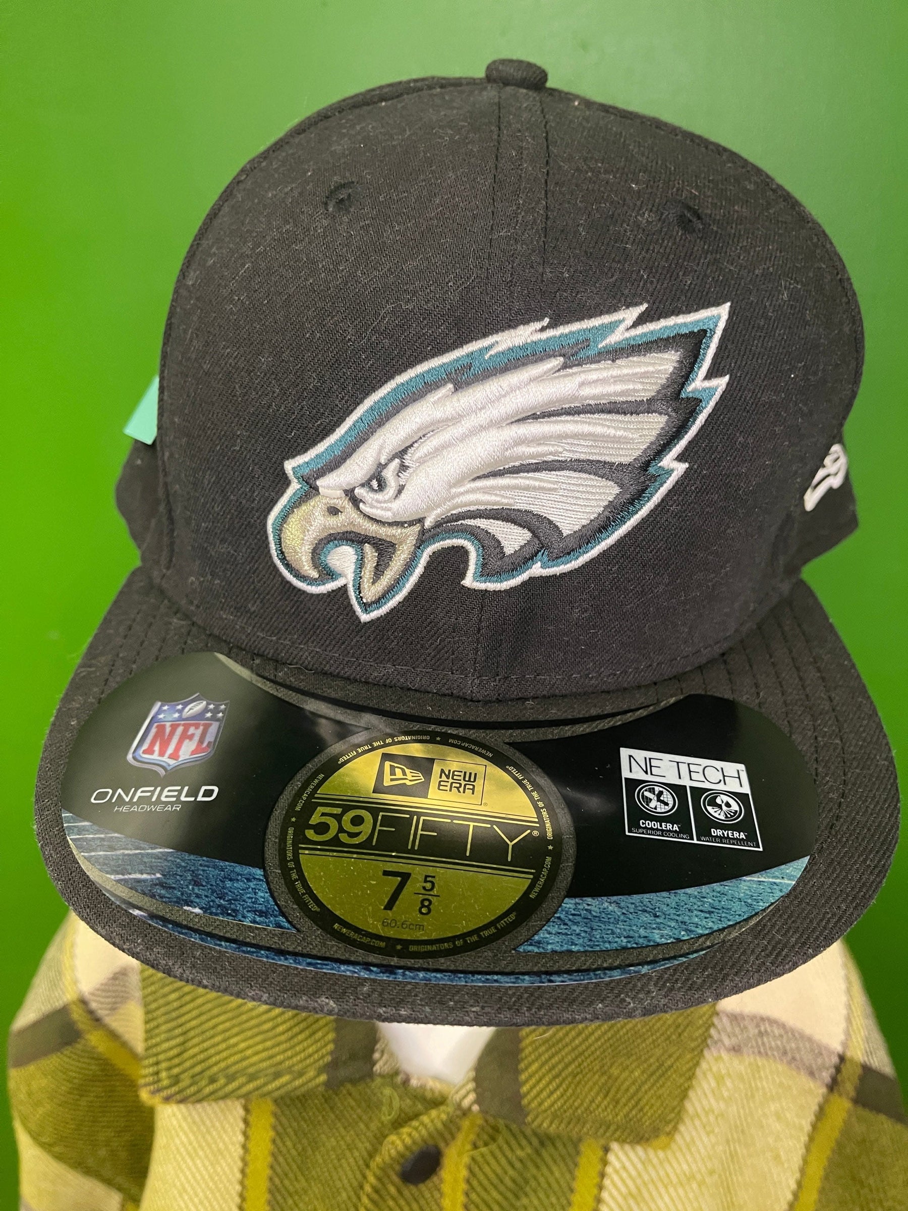 NFL Philadelphia Eagles New Era 59FIFTY Hat/Cap 7-5/8 NWT