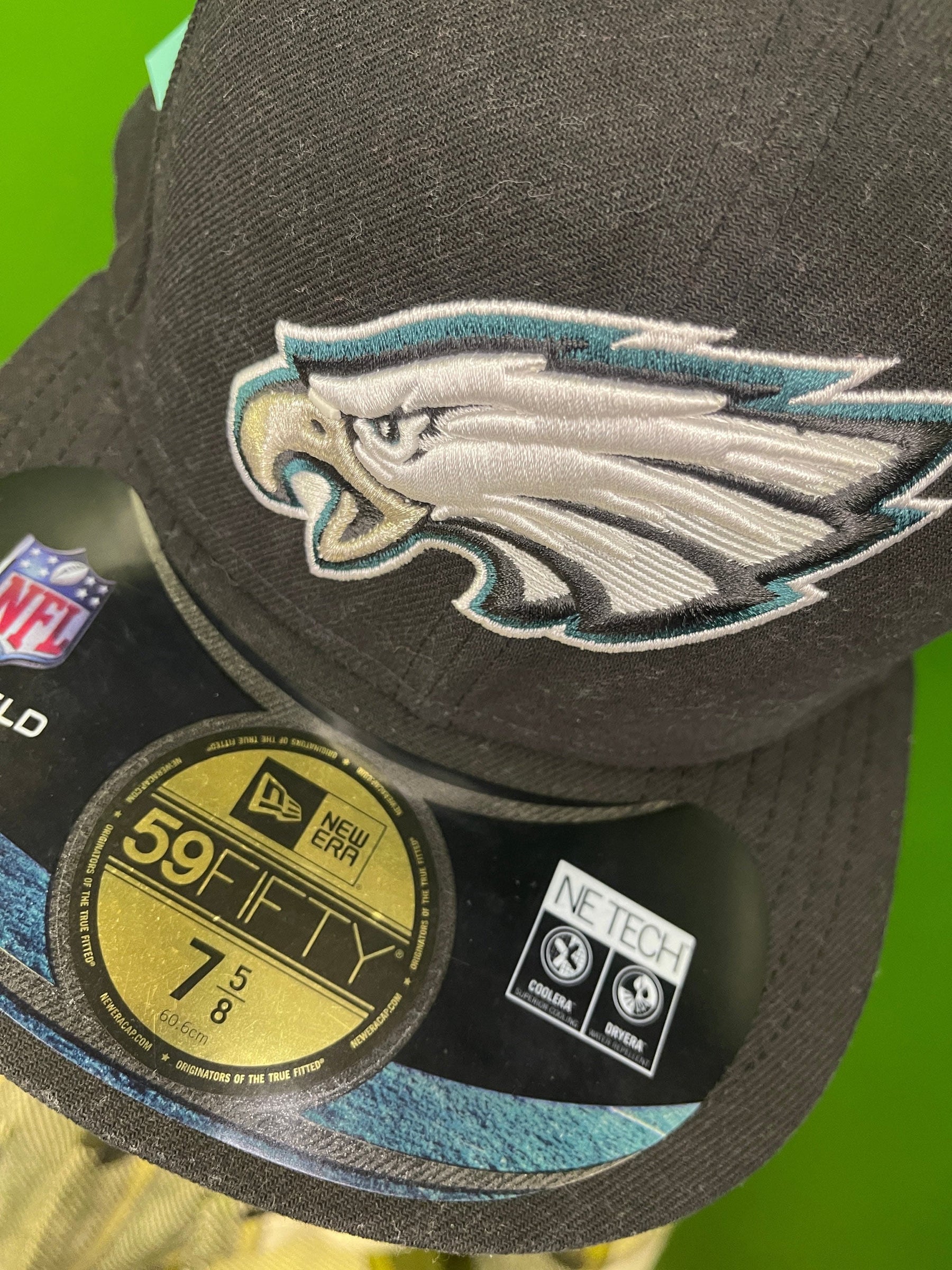 NFL Philadelphia Eagles New Era 59FIFTY Hat/Cap 7-5/8 NWT