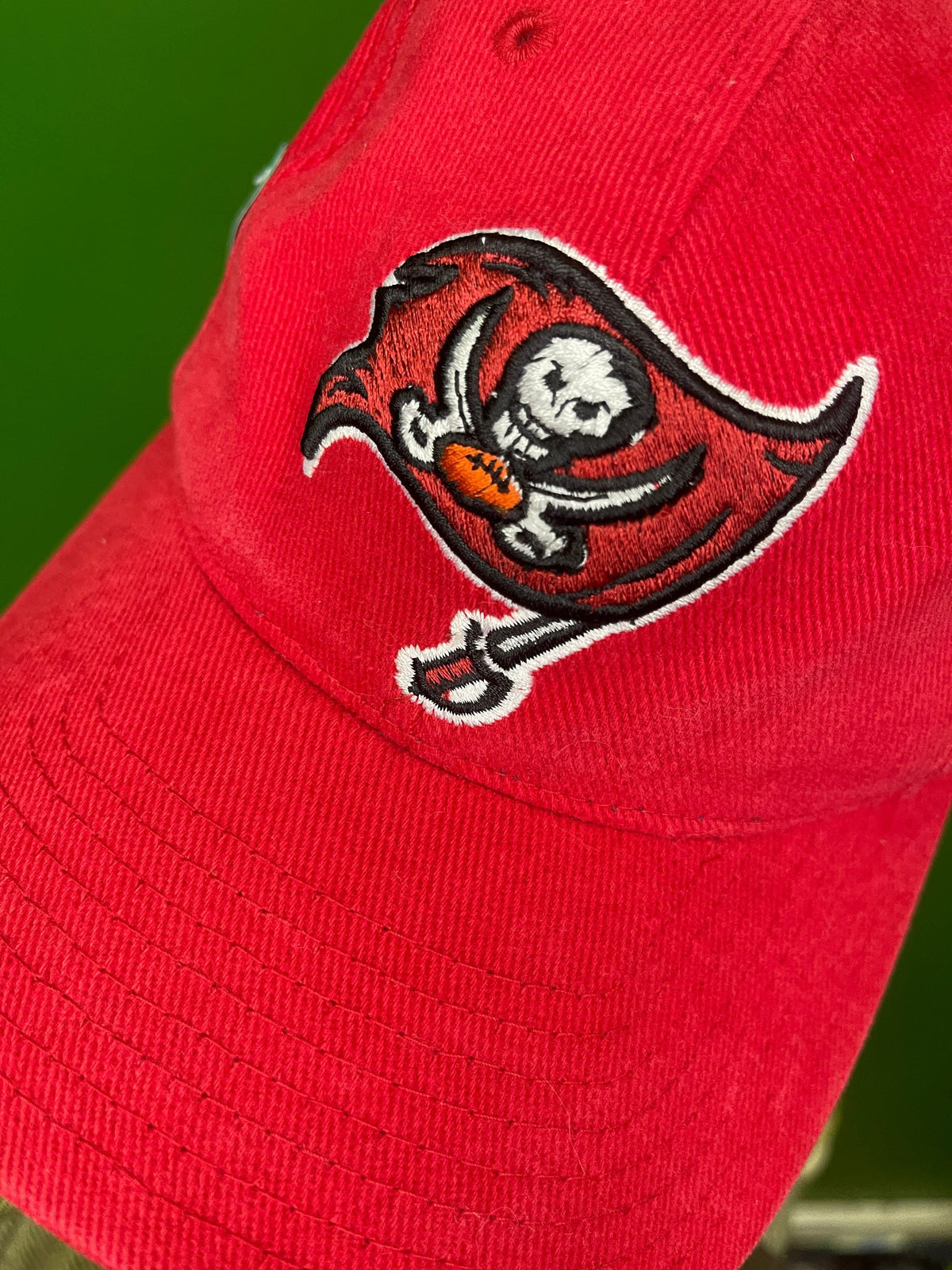 NFL Tampa Bay Buccaneers Logo Athletic Red Strapback Hat/Cap OSFM