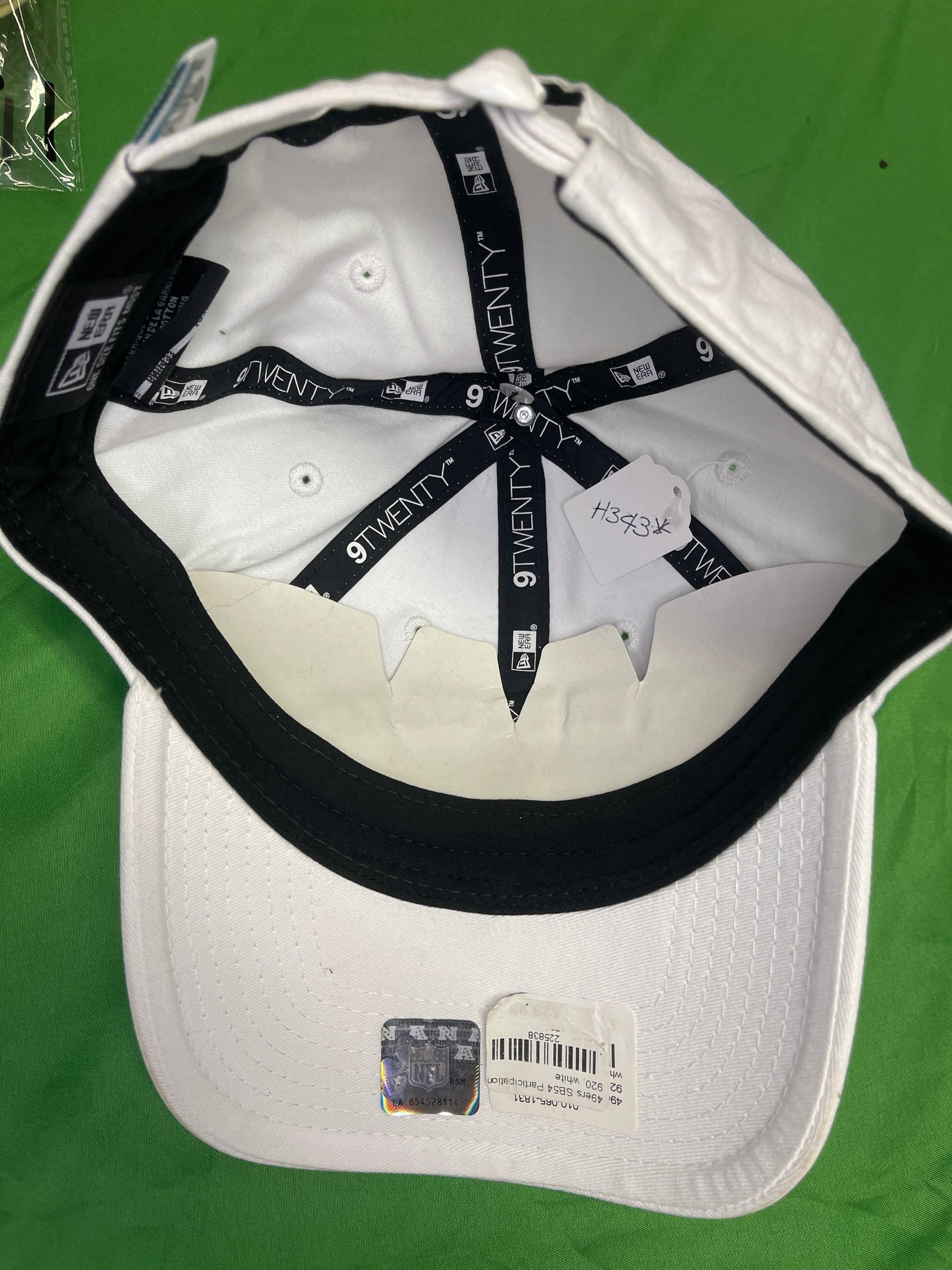 NFL San Francisco 49ers New Era 9TWENTY Super Bowl LIV Hat/Cap OSFM NWT