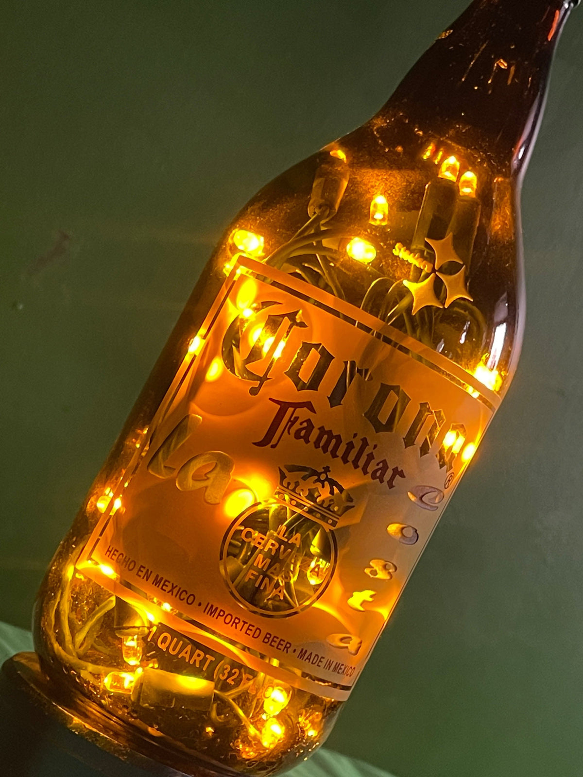 NFL Pittsburgh Steelers Etched Corona Lighted Beer Bottle Lamp