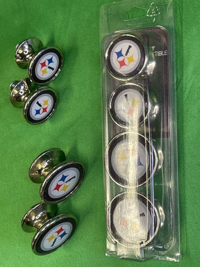 NFL Pittsburgh Steelers Set of 8 Drawer Pulls/Cabinet Knobs