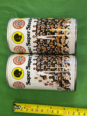 NFL Pittsburgh Steelers Iron City Lot of 2 1979 Steel Super Beer Cans